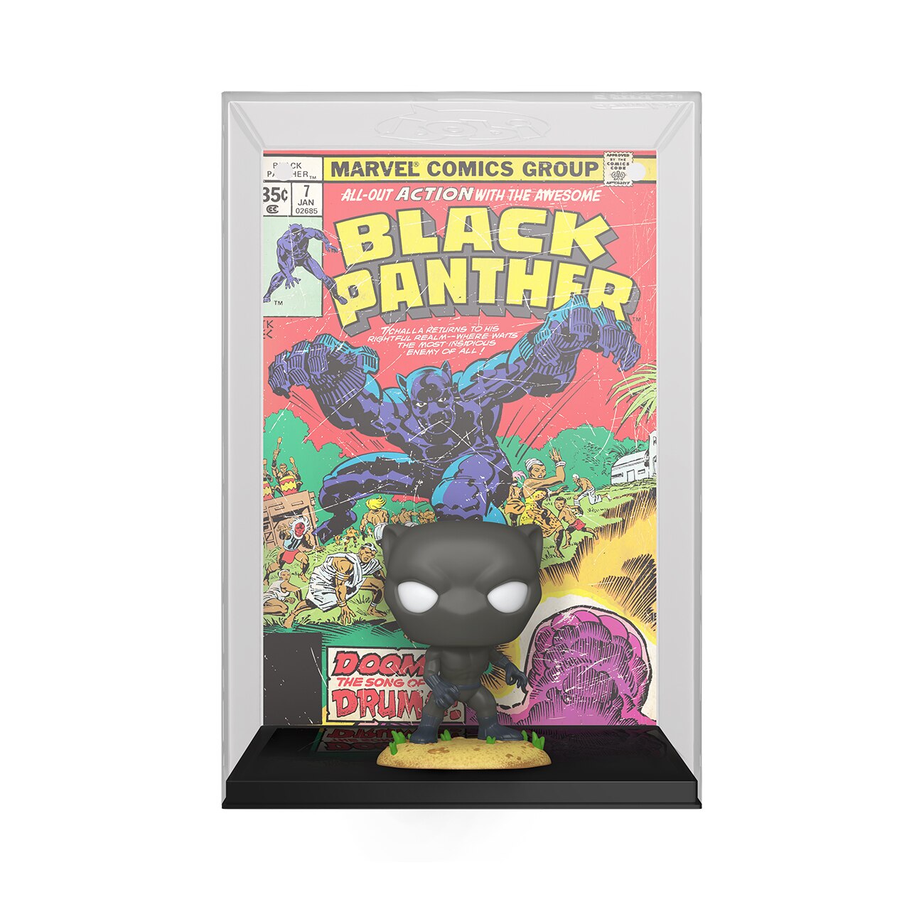 Figura Funko Pop Black Panther Ip Marvel Cómics Q2 3