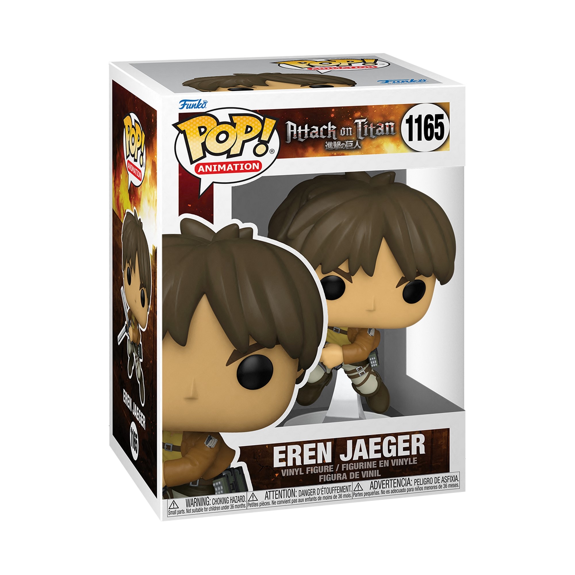 Figura Funko POP Eren Jaeger com Espadas Attack on Titan Temporada 4 2