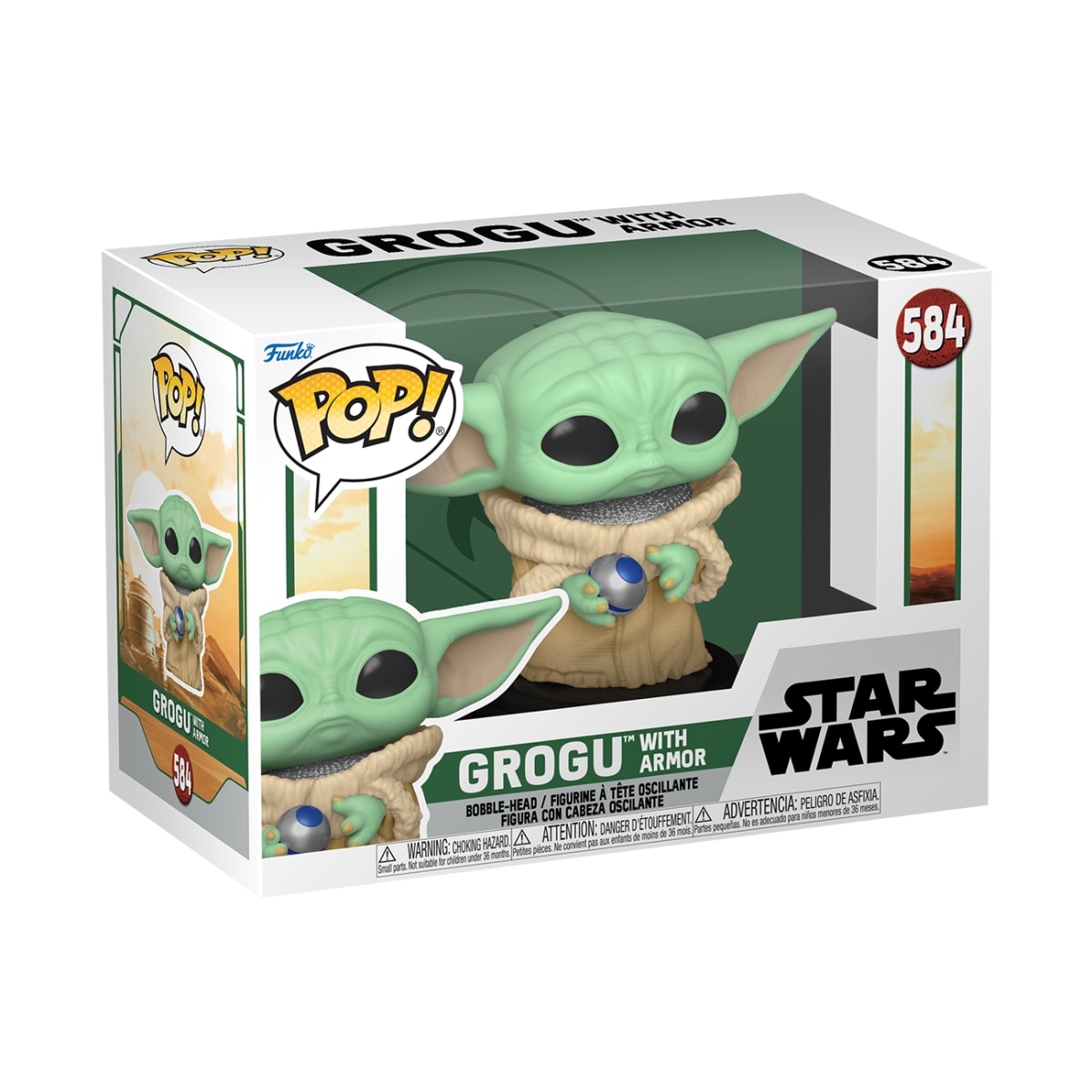 Figura Funko Pop Star Wars The Mandalorian Grogu 2