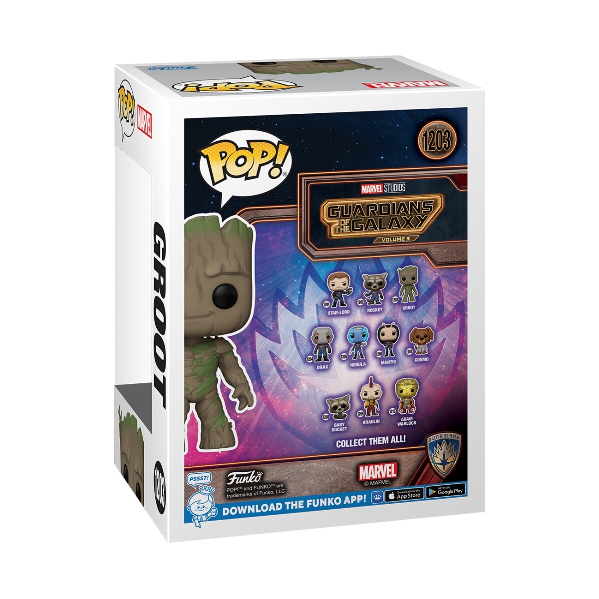 Figura Funko POP Marvel Guardianes de la Galaxia 3 Groot · Funko 