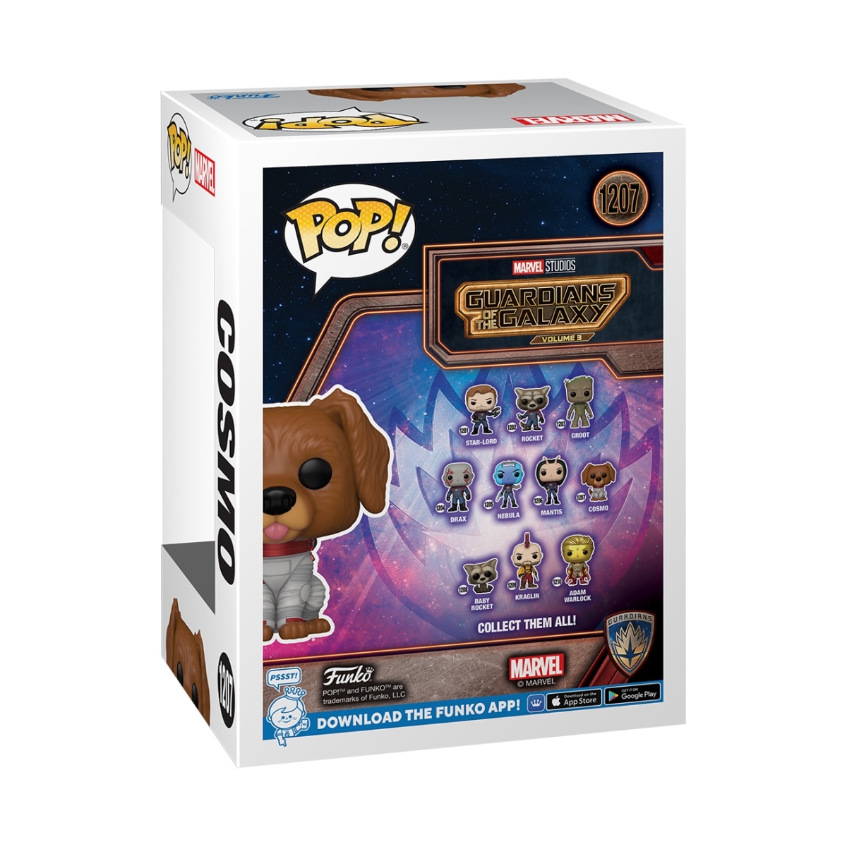 Figura Funko Pop Marvel Guardianes De La Galaxia 5 Cosmo 3