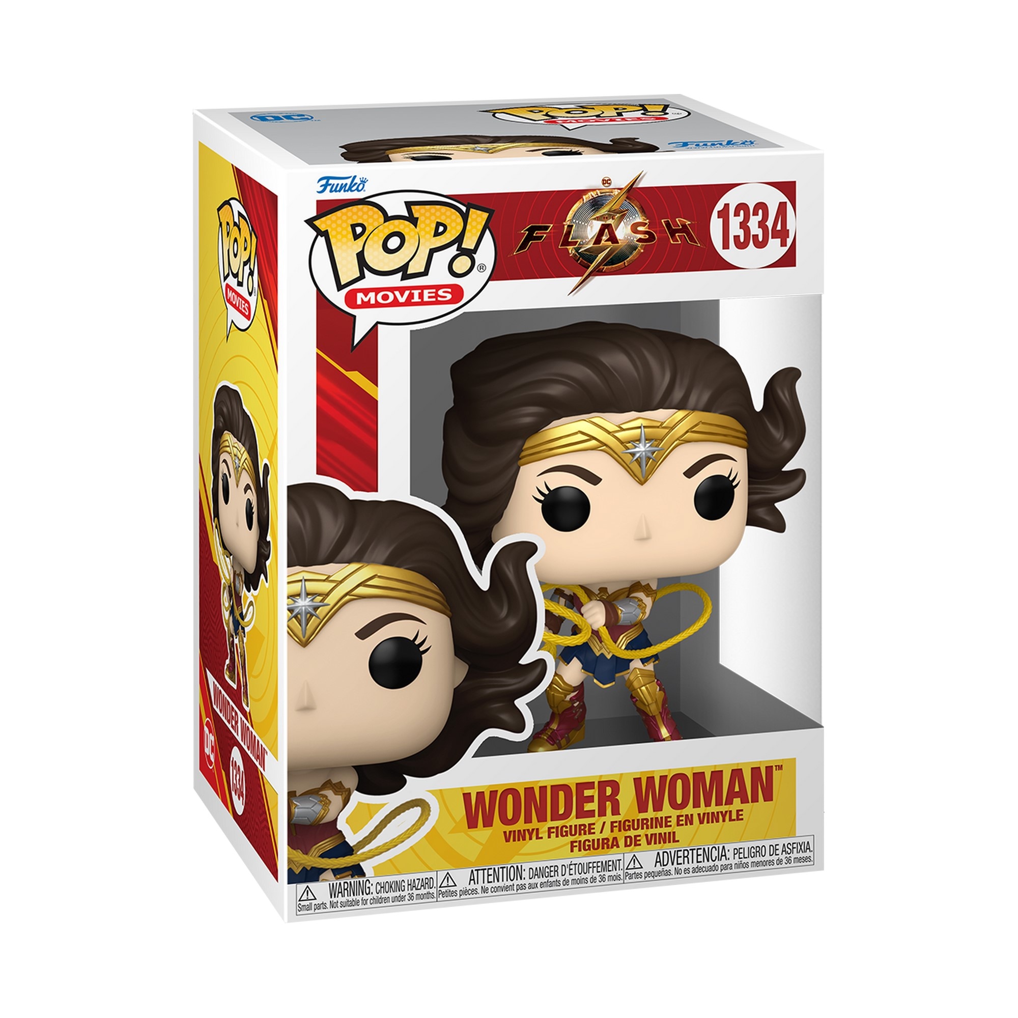 Figura Funko Pop Dc Cómics The Flash Wonder Woman 2