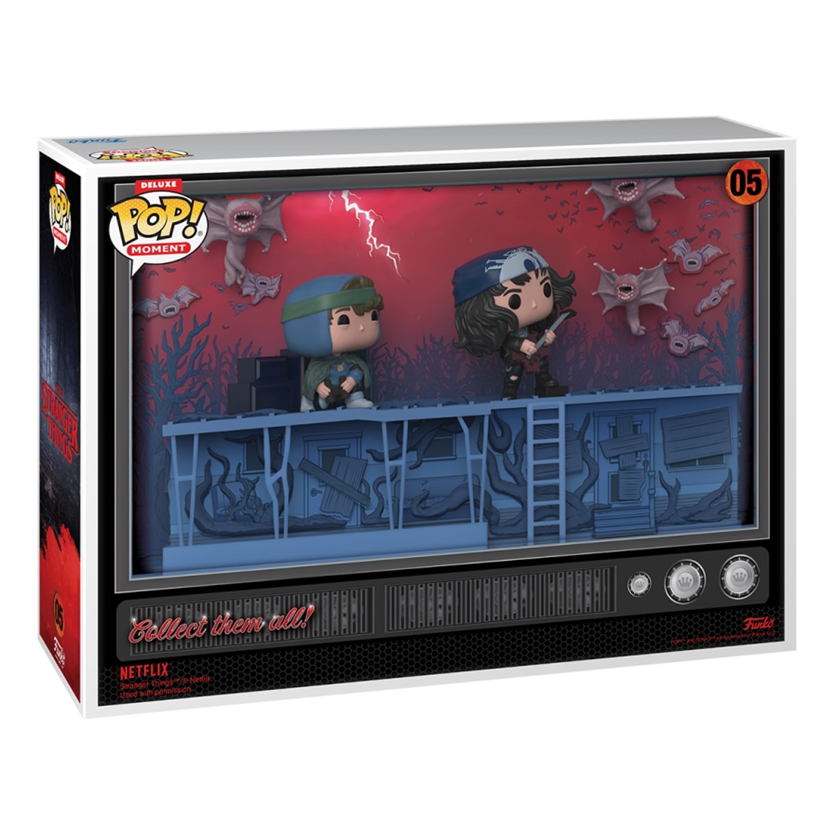 Diorama Pop Moment Dustin & Eddie & Bats Stranger Things 3