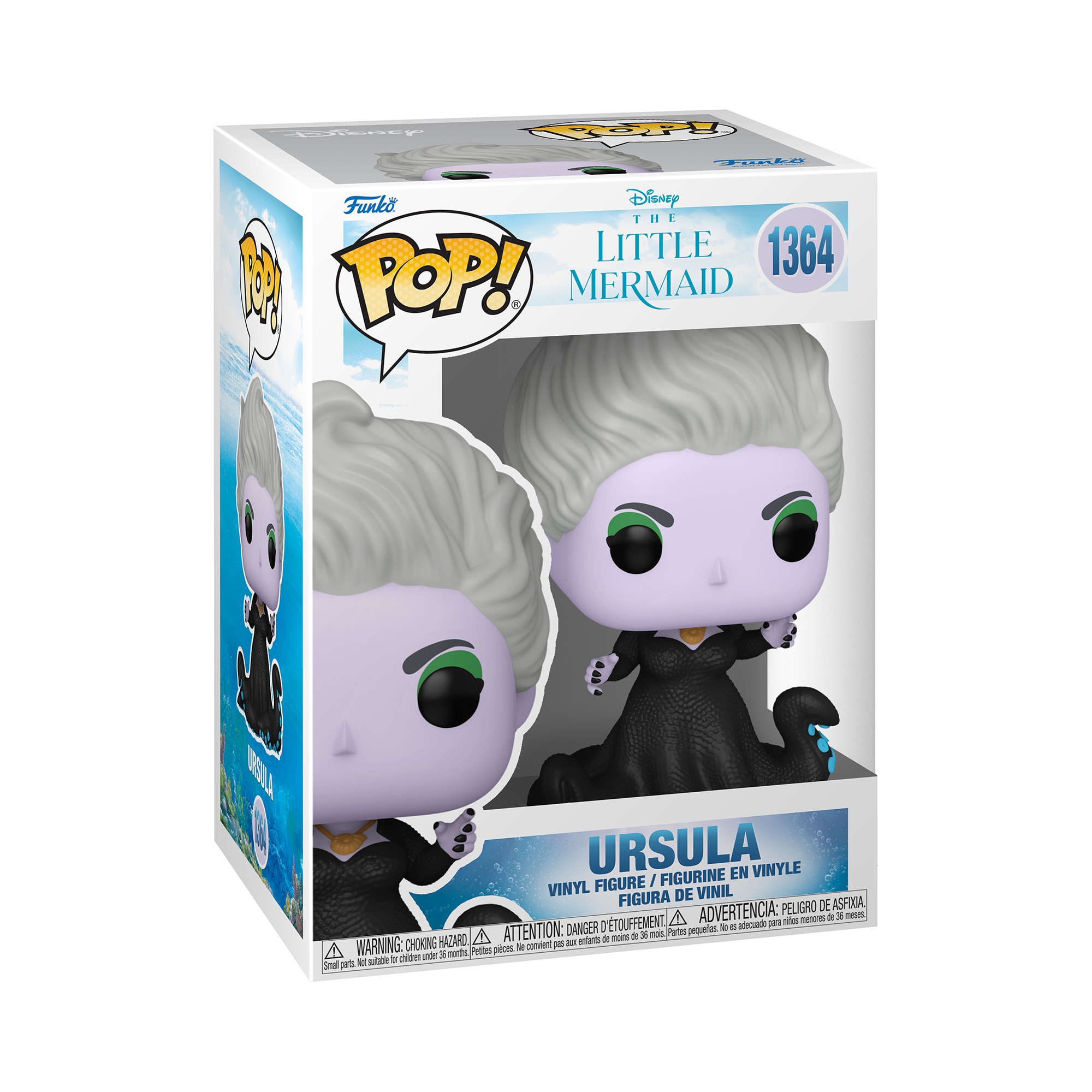 Figura Funko POP Ursula La Sirenita ação real Disney 2