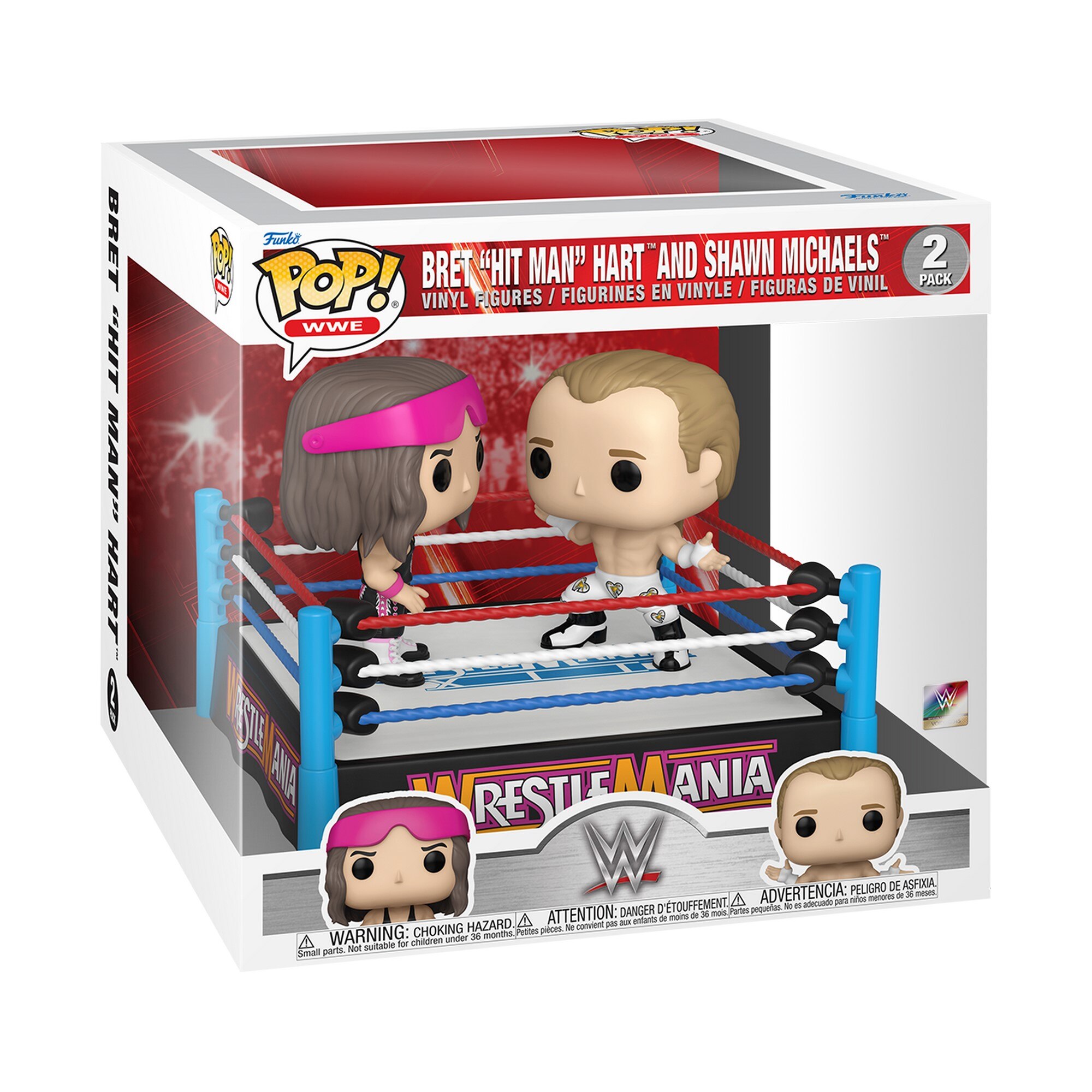 Figuras Funko Pop Moment Bret Vs Shawn Marvel Spiderman Into The Spiderverse 2