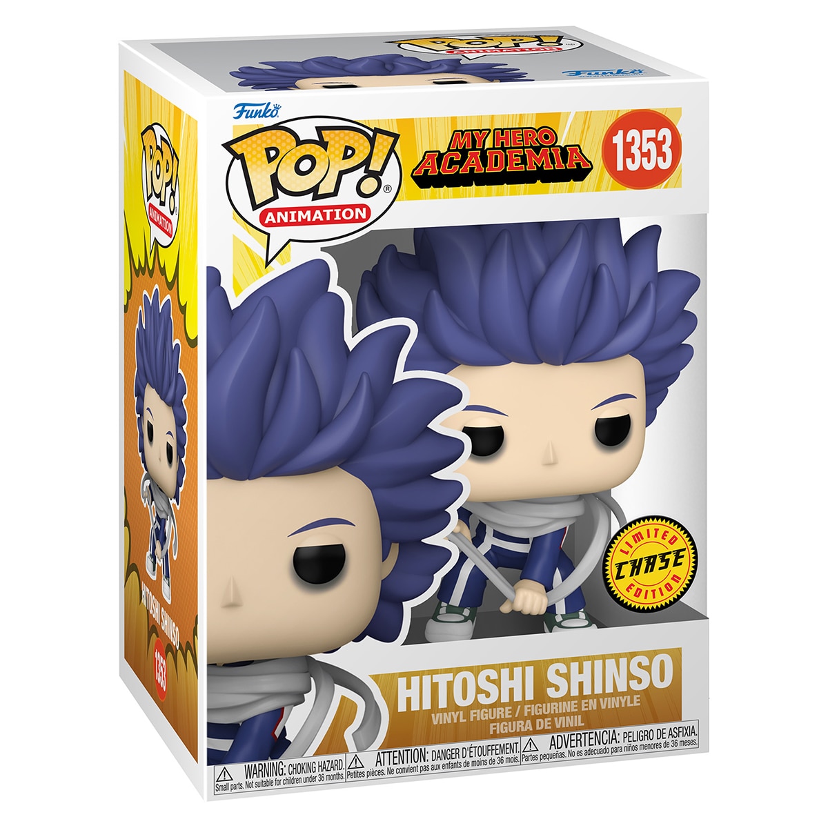 Figura Funko Pop Hitoshi Chase My Hero Academia Temporada 1 e 2 2
