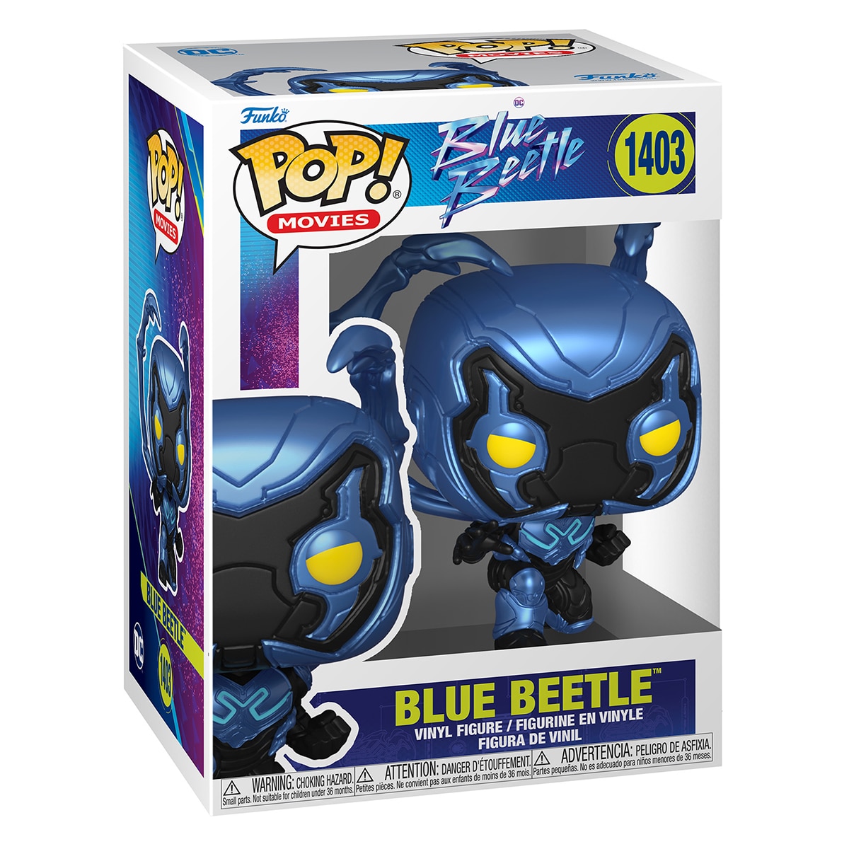 Figura Funko Pop Blue Beetle Crouching Marvel Blue Beetle 2