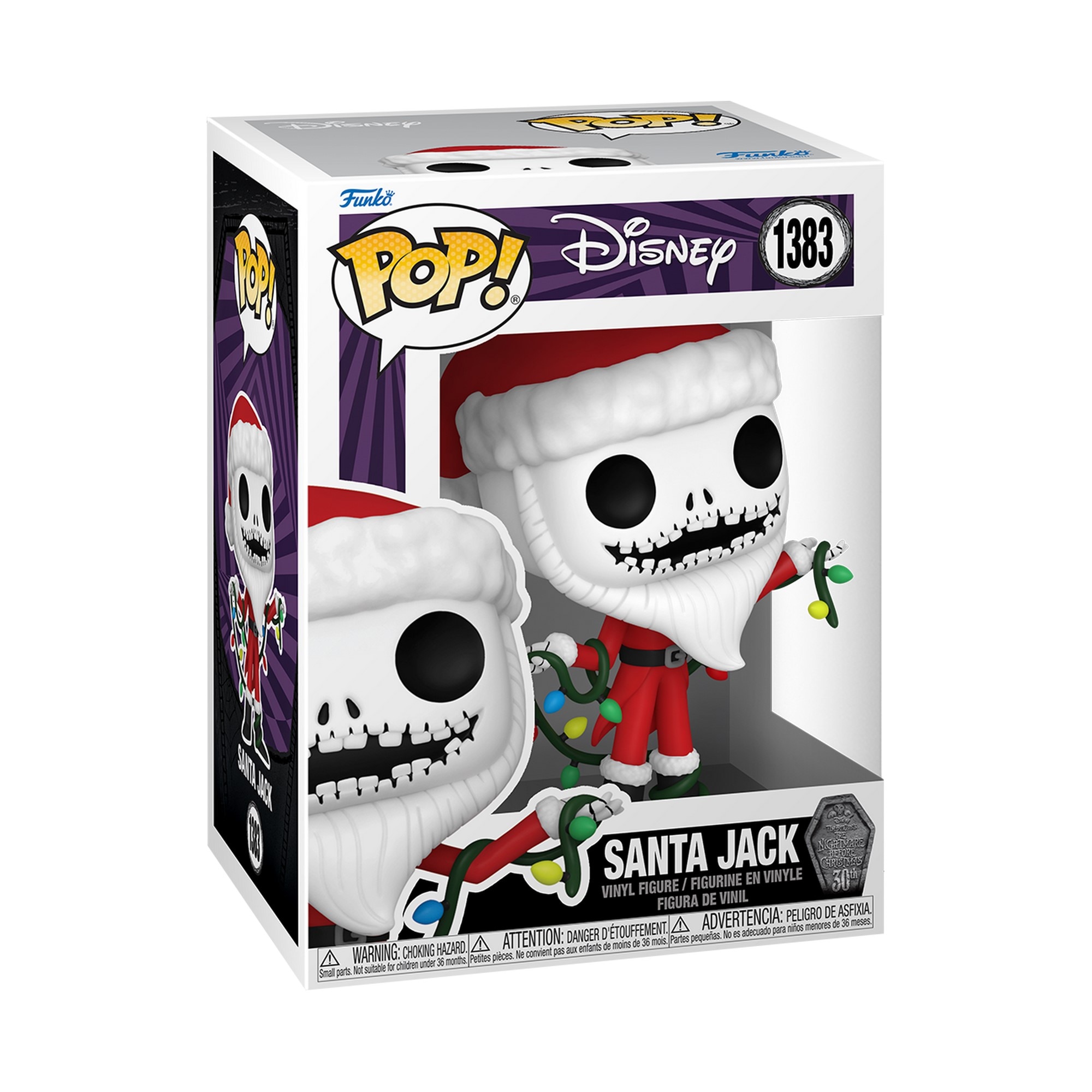 Figura Funko Pop Santa Jack Disney Pesadilla Antes De Navidad 30 Aniversario 2