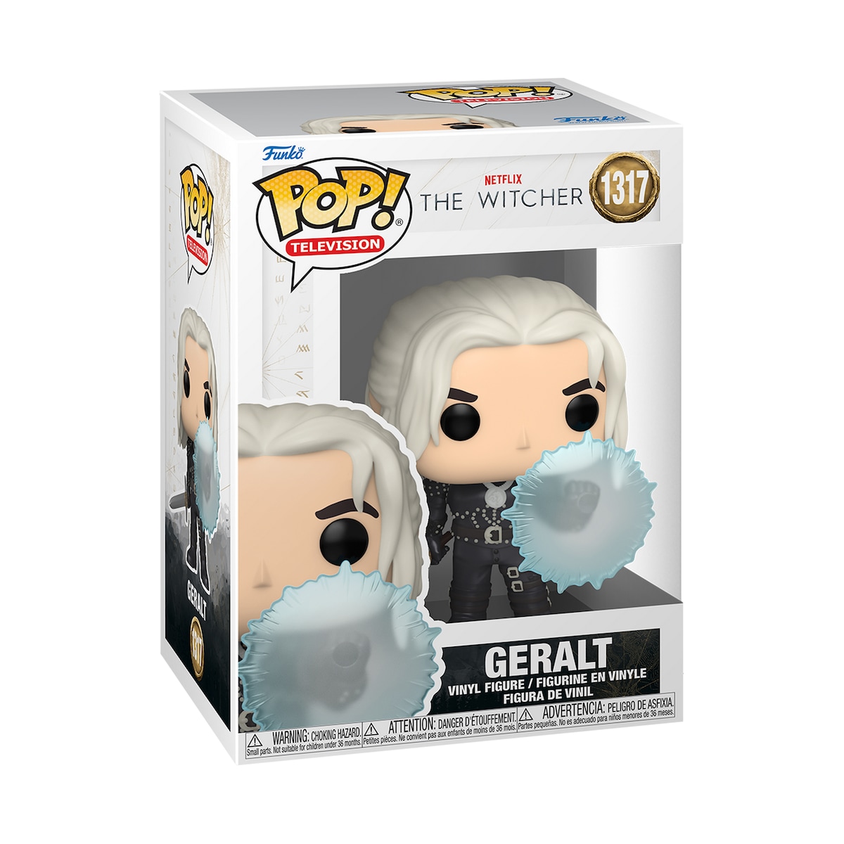 Figura Funko Pop Geralt escudo energía The Witcher Temporada 2 2