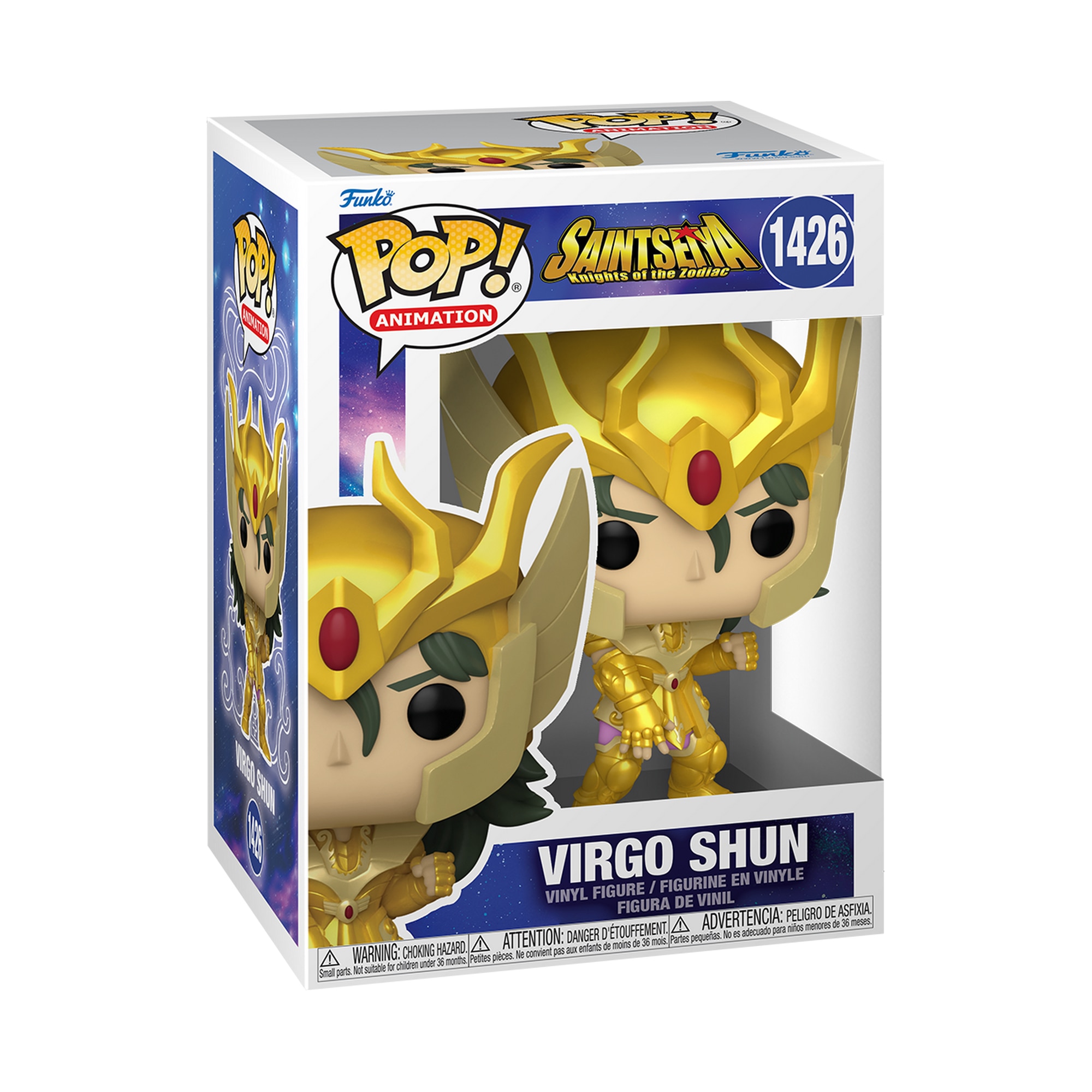 Figura Funko Pop Gold Virgo Shun Caballeros del Zodiaco Saint Seiya 2