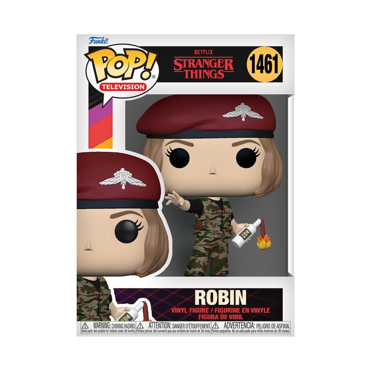 Figura Funko Pop Hunter Robin con cocktel Stranger Things Temporada 4 2