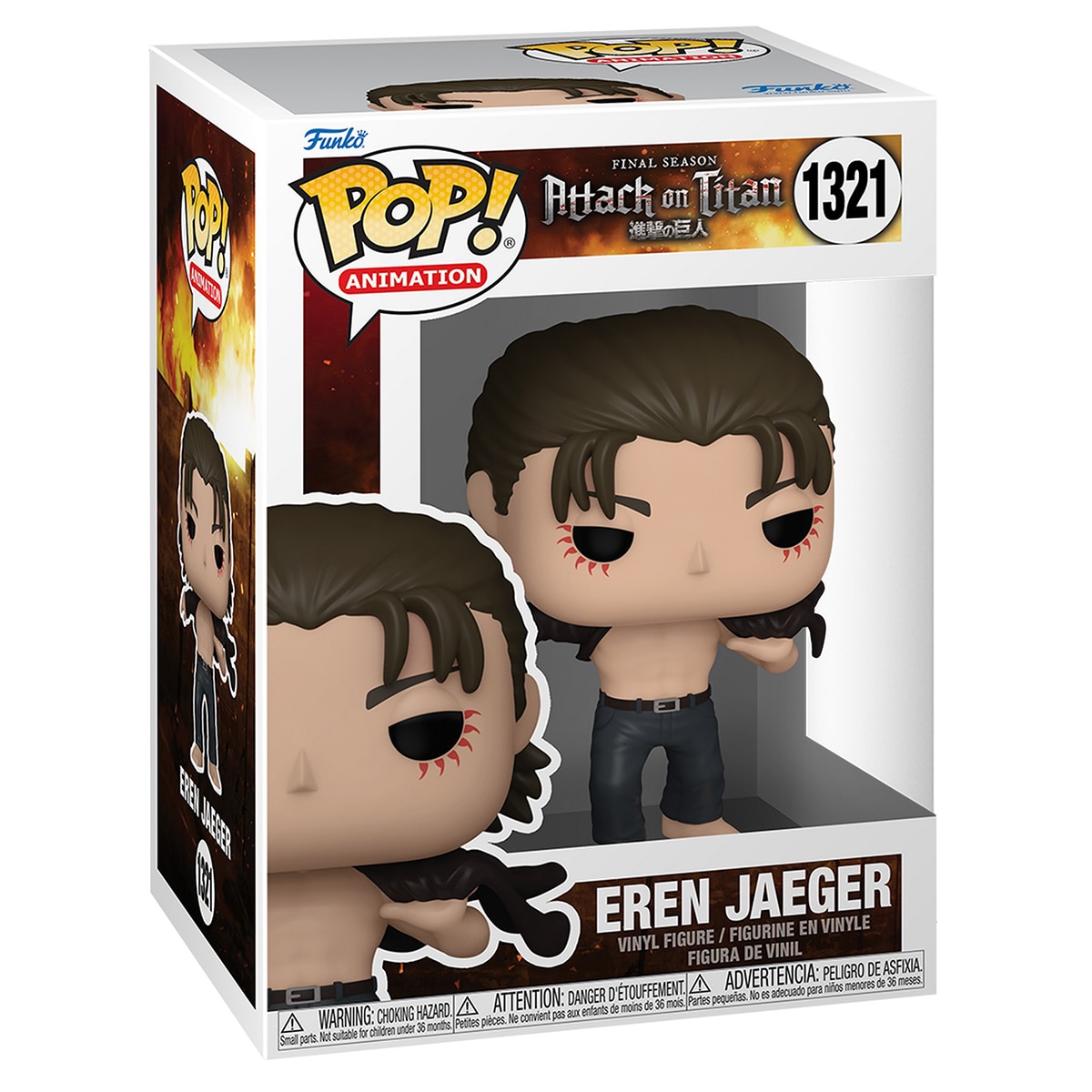 Figura Funko POP Eren Jeager Attack On Titan Temporada 4 2