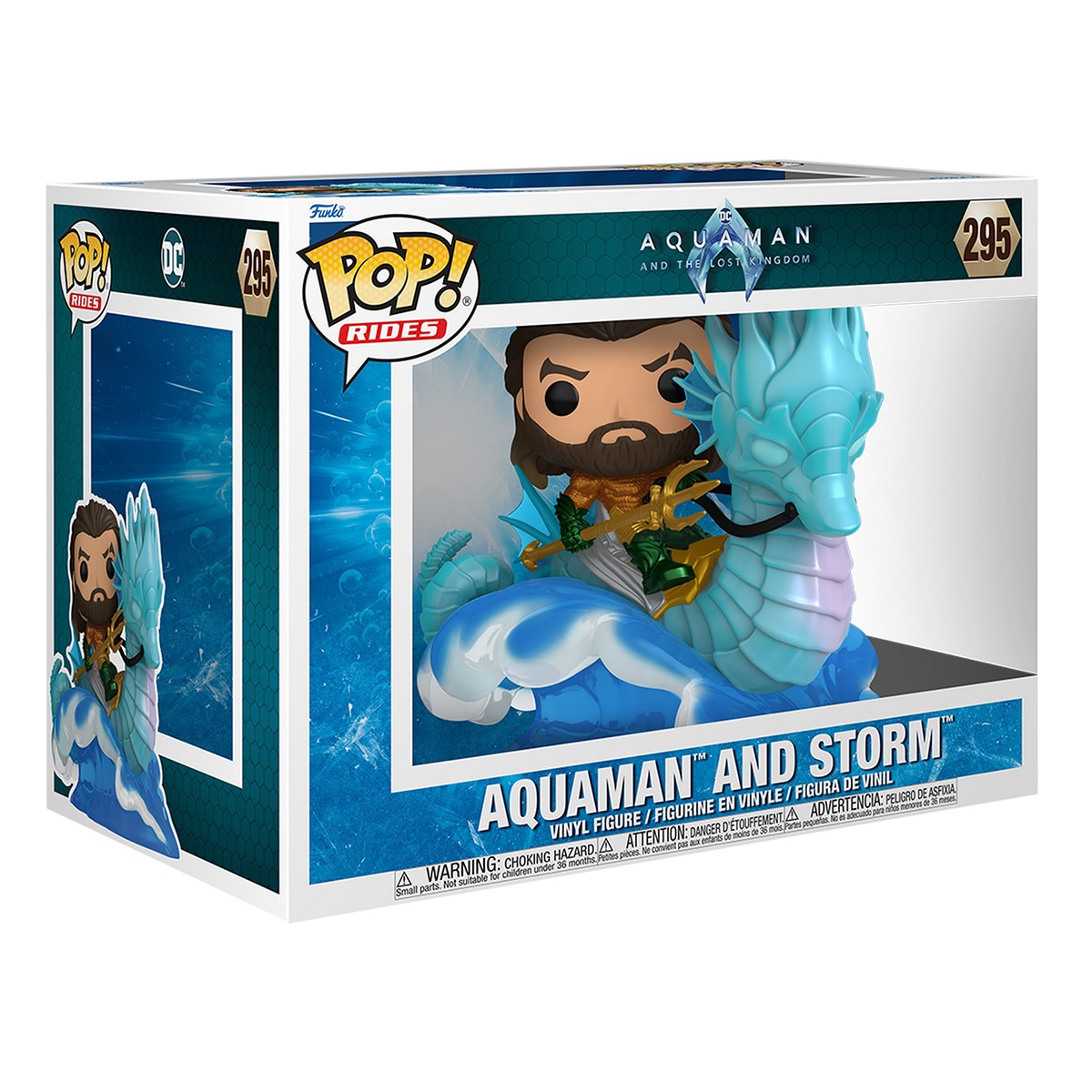 Figura Funko Pop Ride Aquaman Aon Storm quaman y el Reino PerdidoDC Comics 2