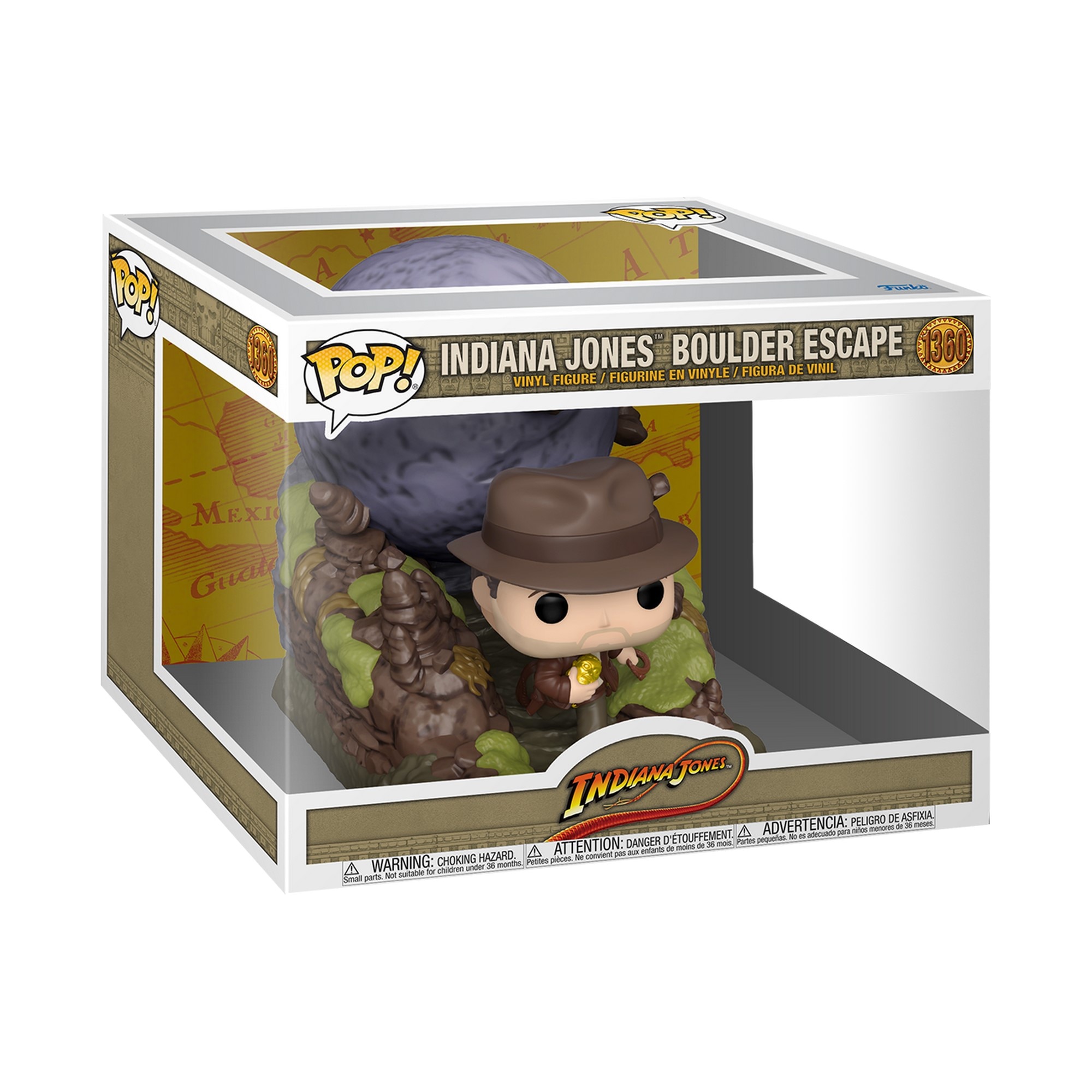 Figura Funko Pop Moment Boulder SCN Indiana Jones 2
