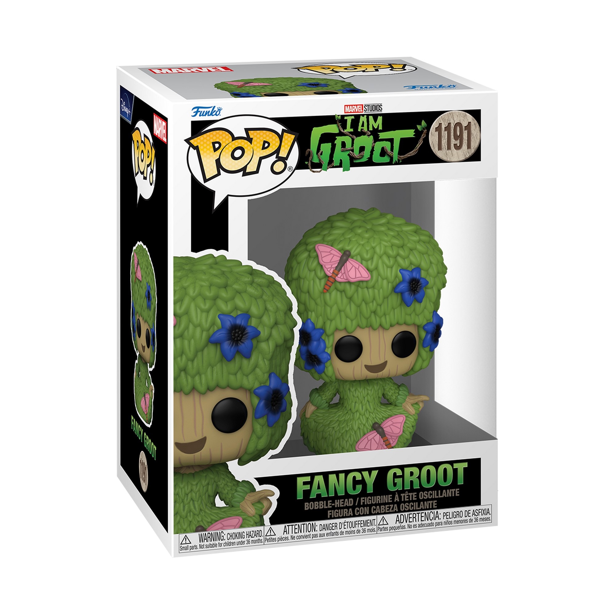 Figura Funko Pop Groot Marie Hair Marvel 2