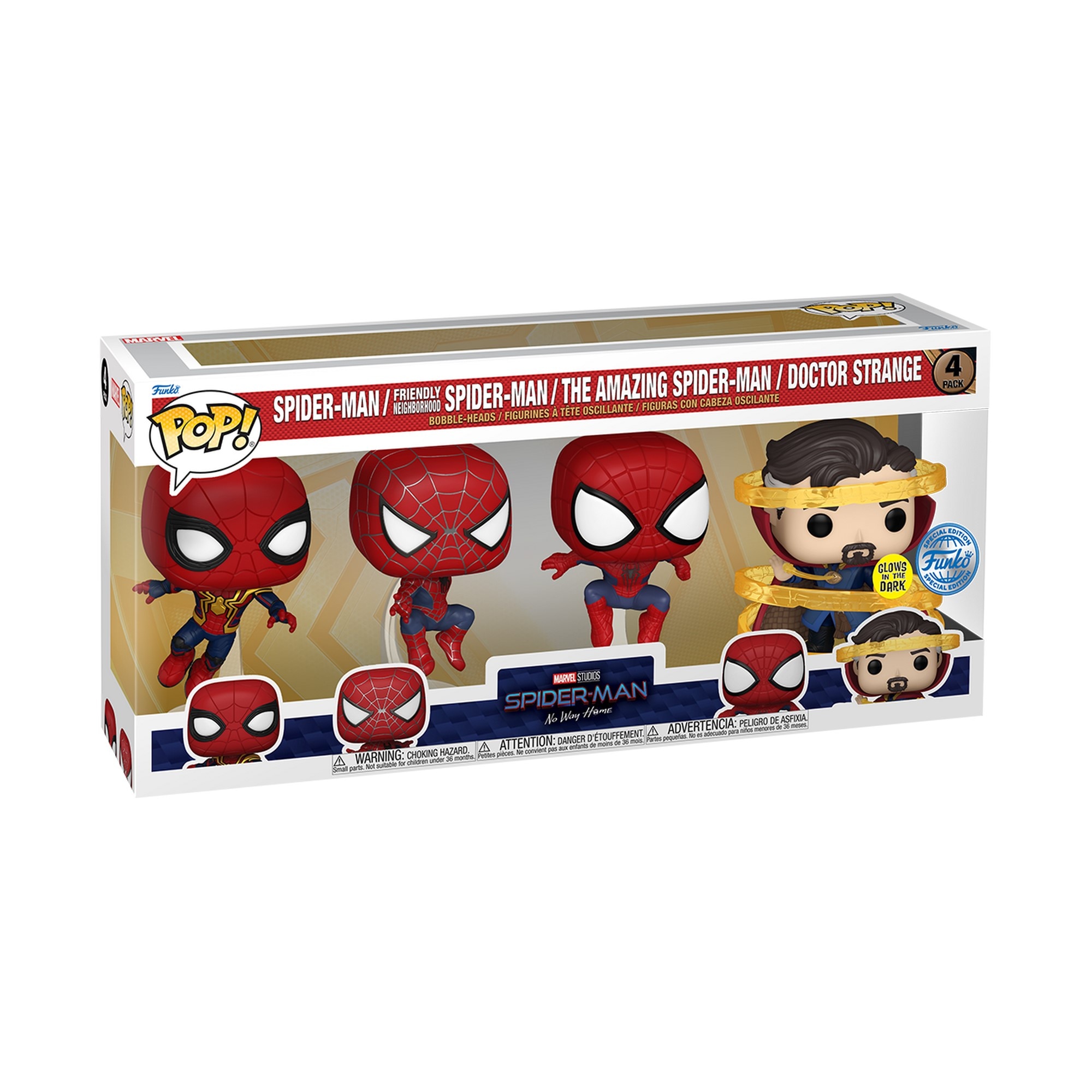 Set 4 Figuras Funko Pop Spiderman No Way Home Marvel 2