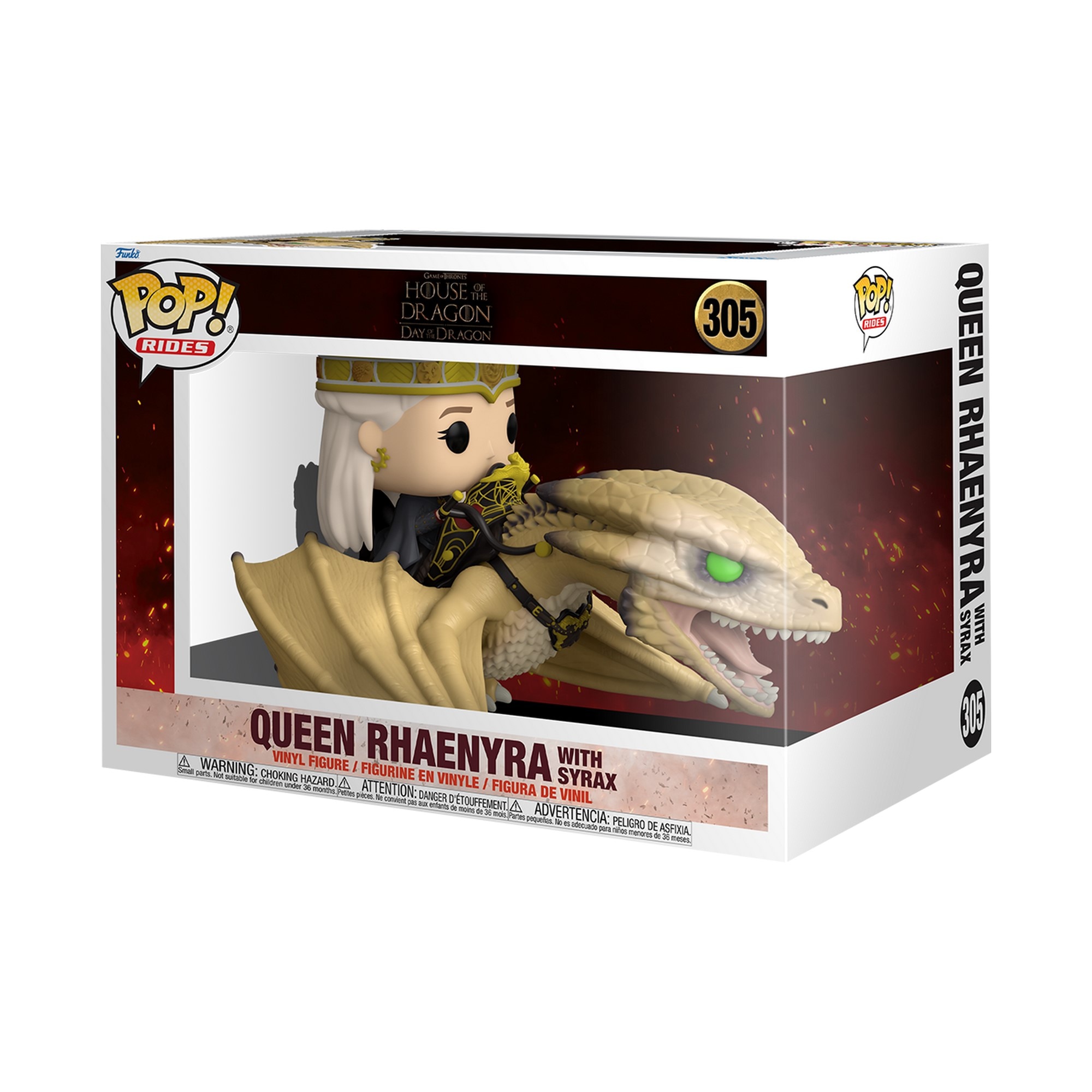 Figura Funko Pop Ride Deluxe Rhaenyra con Syrax House of the