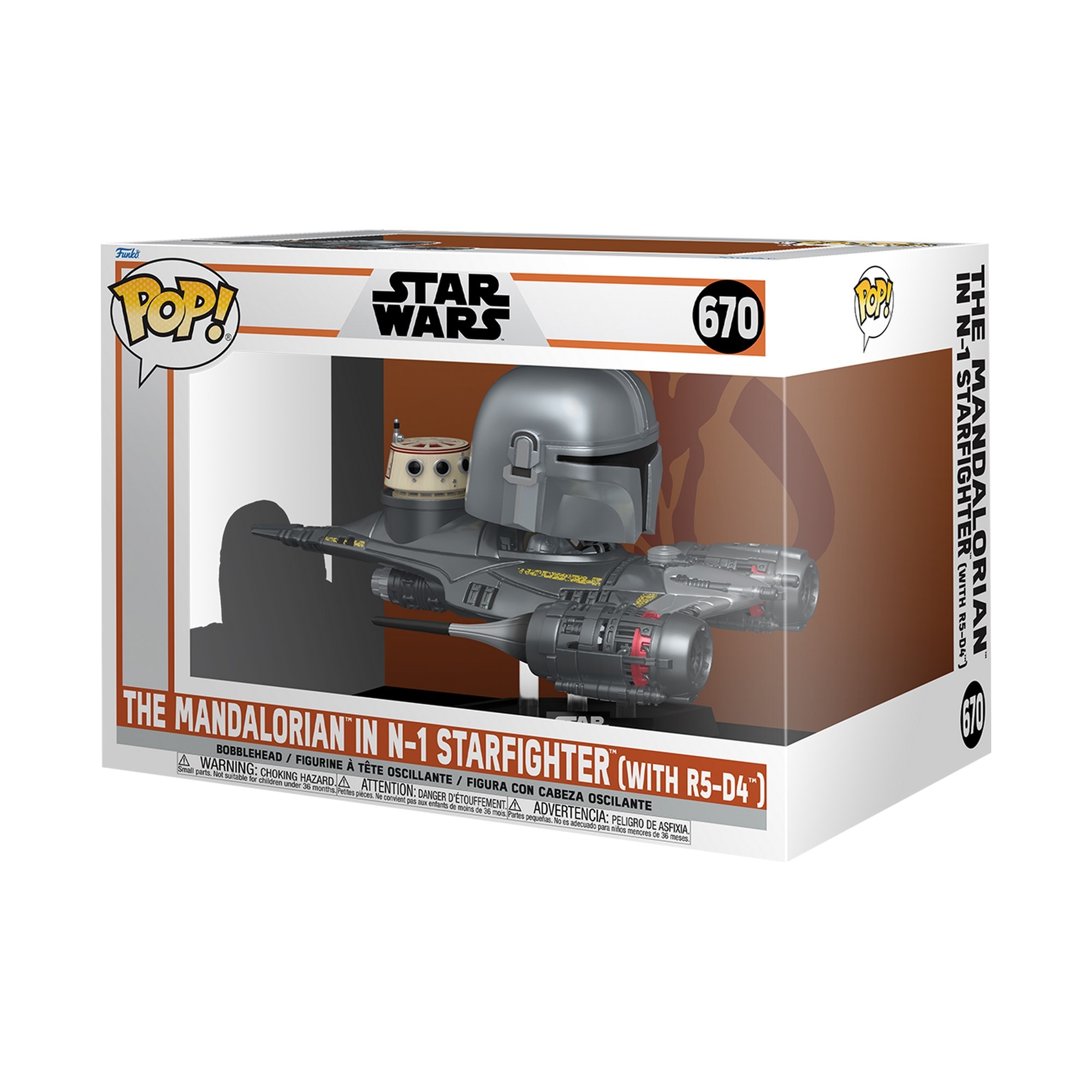 Figura Funko Pop Ride Starfighter El Mandaloriano Star Wars 2