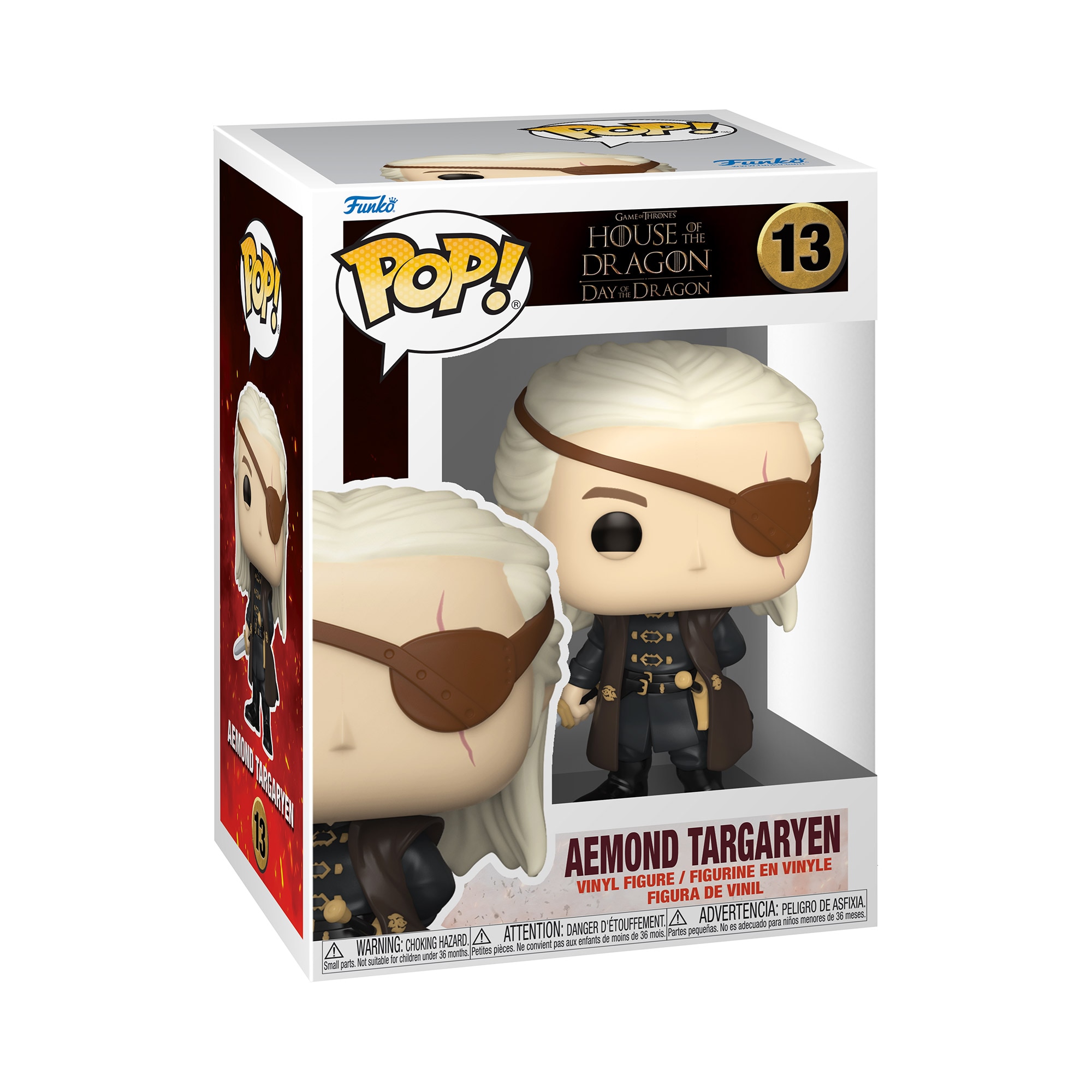 Funko Pop Figure Aemond Targaryen Casa do Dragão Game of Thrones 2