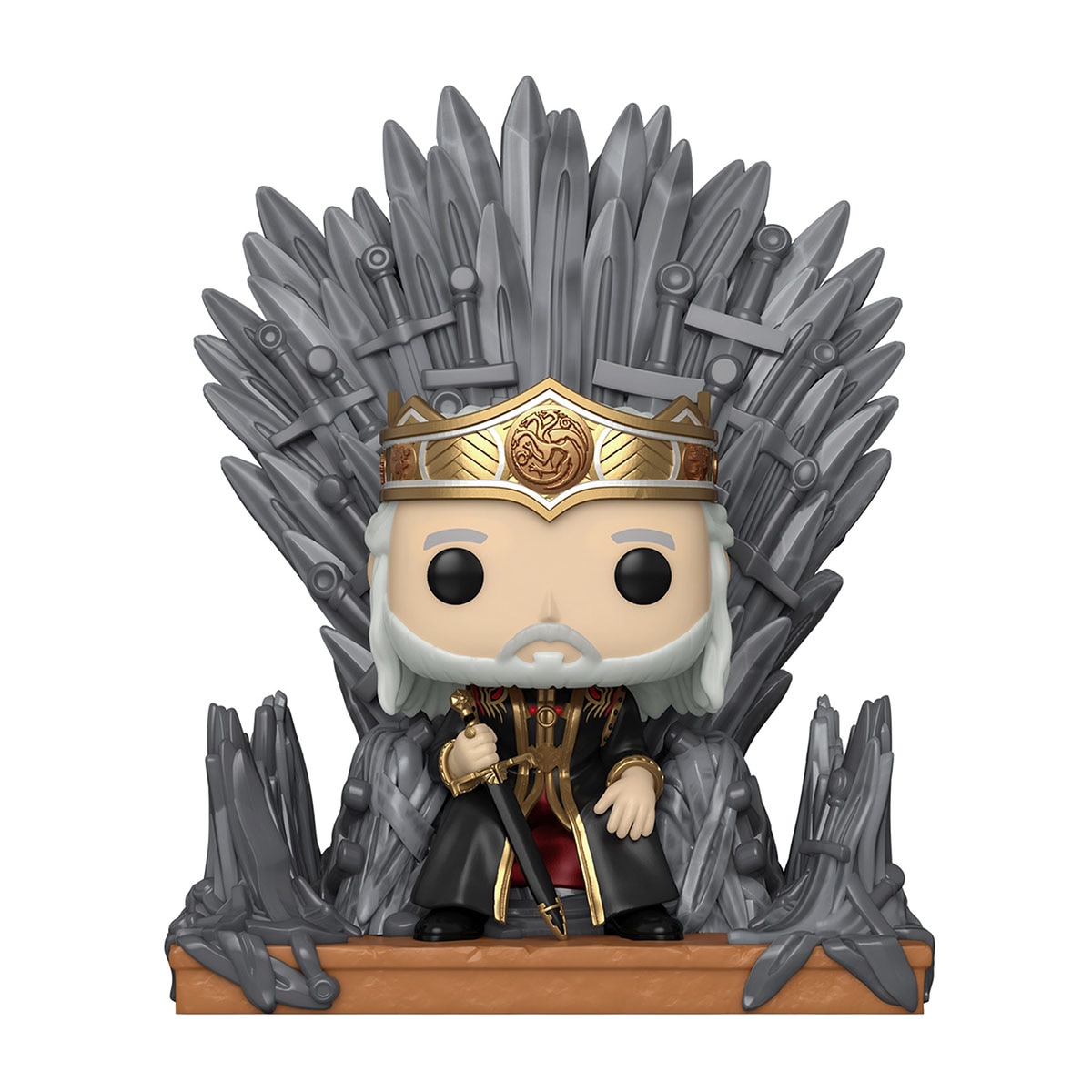Funko Pop Deluxe Figure Viserys no Trono Casa dos Dragões Game of Thrones 1
