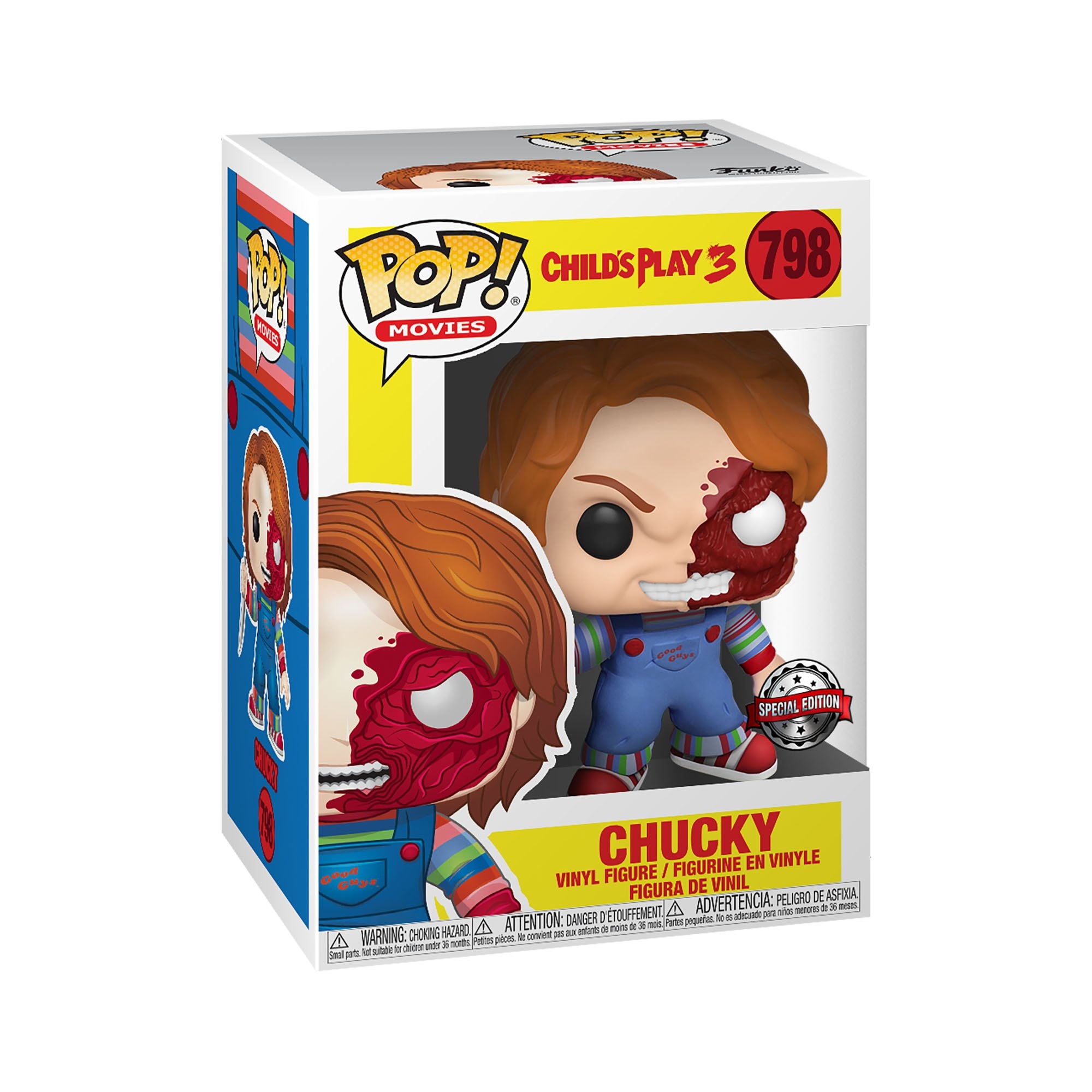 Figura Funko Pop Exclusivo Chucky Half (BD) 2
