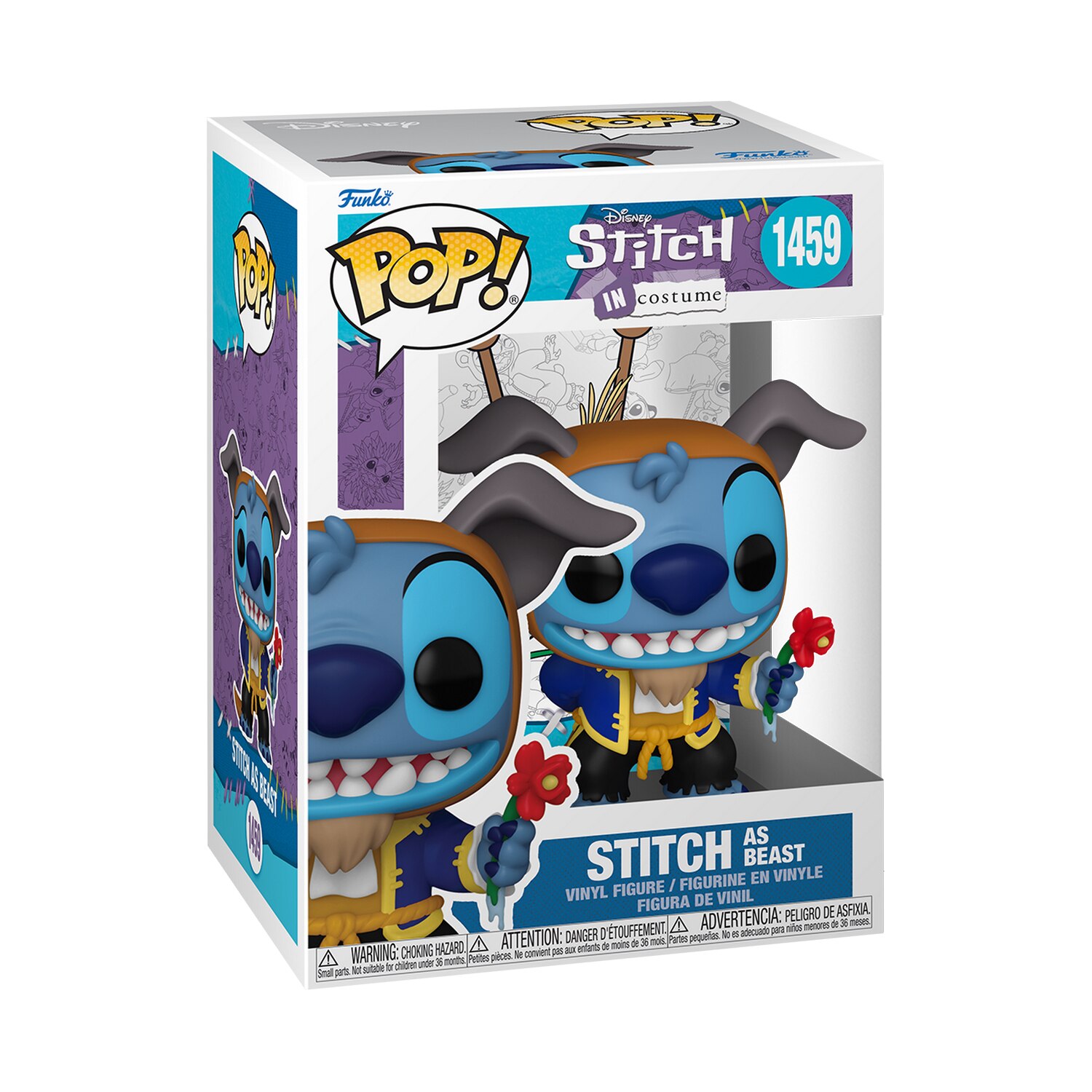 Figura Funko Pop Stitch as Beast Lilo & Stitch Disney 2