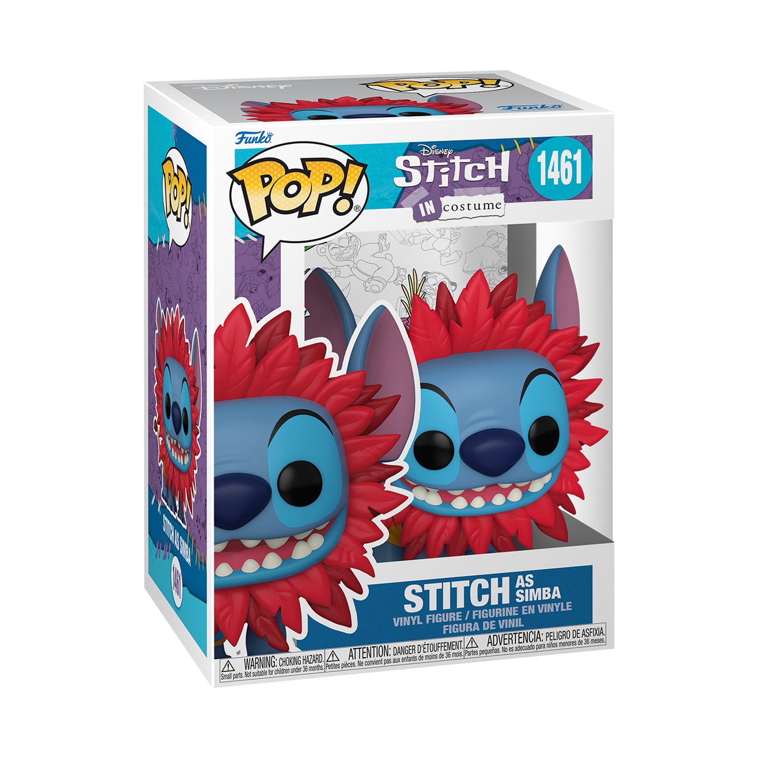 Figura Funko Pop Stitch as Simba Lilo & Stitch Disney 2