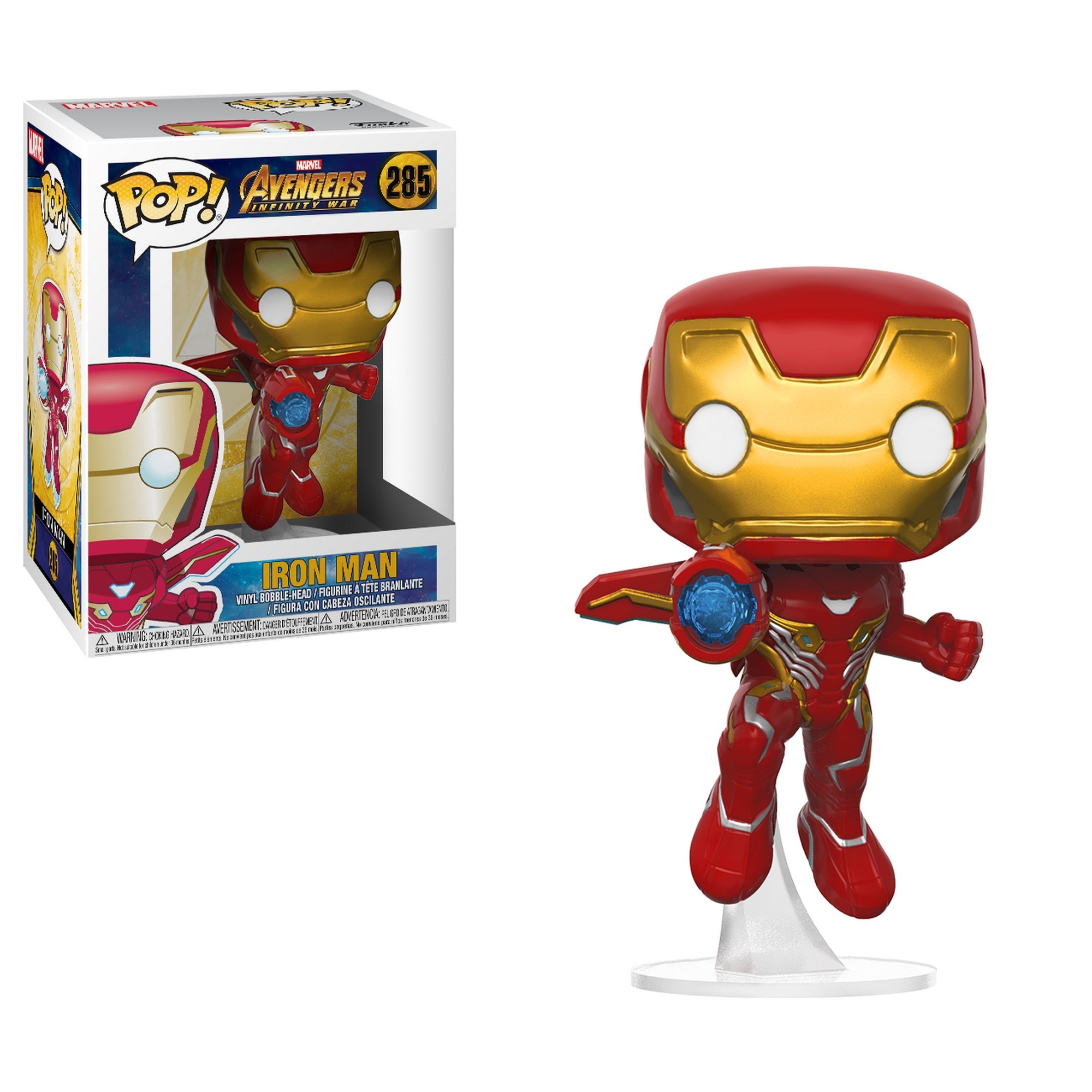 Figura Funko Pop Iron Man flying Avengers Infinity War Marvel 3