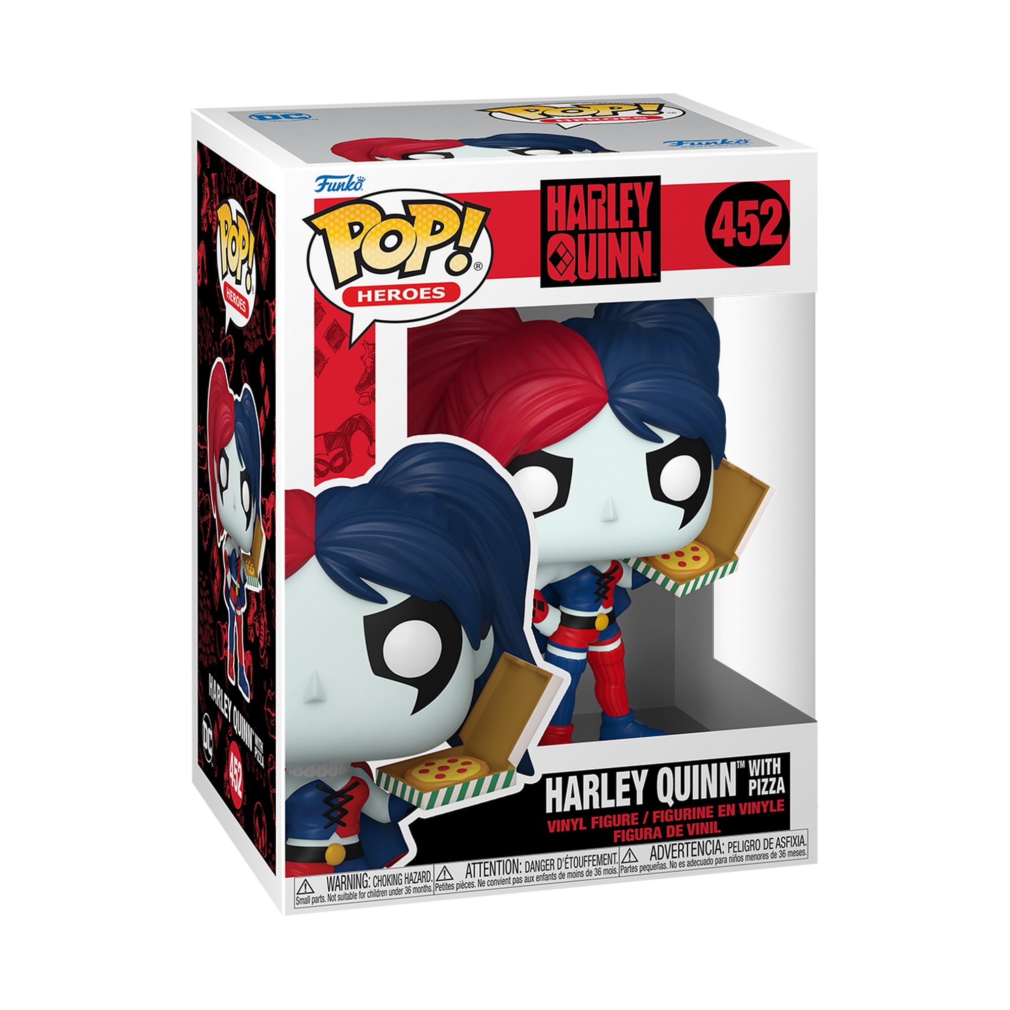 Figura Funko Pop Harley w/ Pizza DC Comics 2