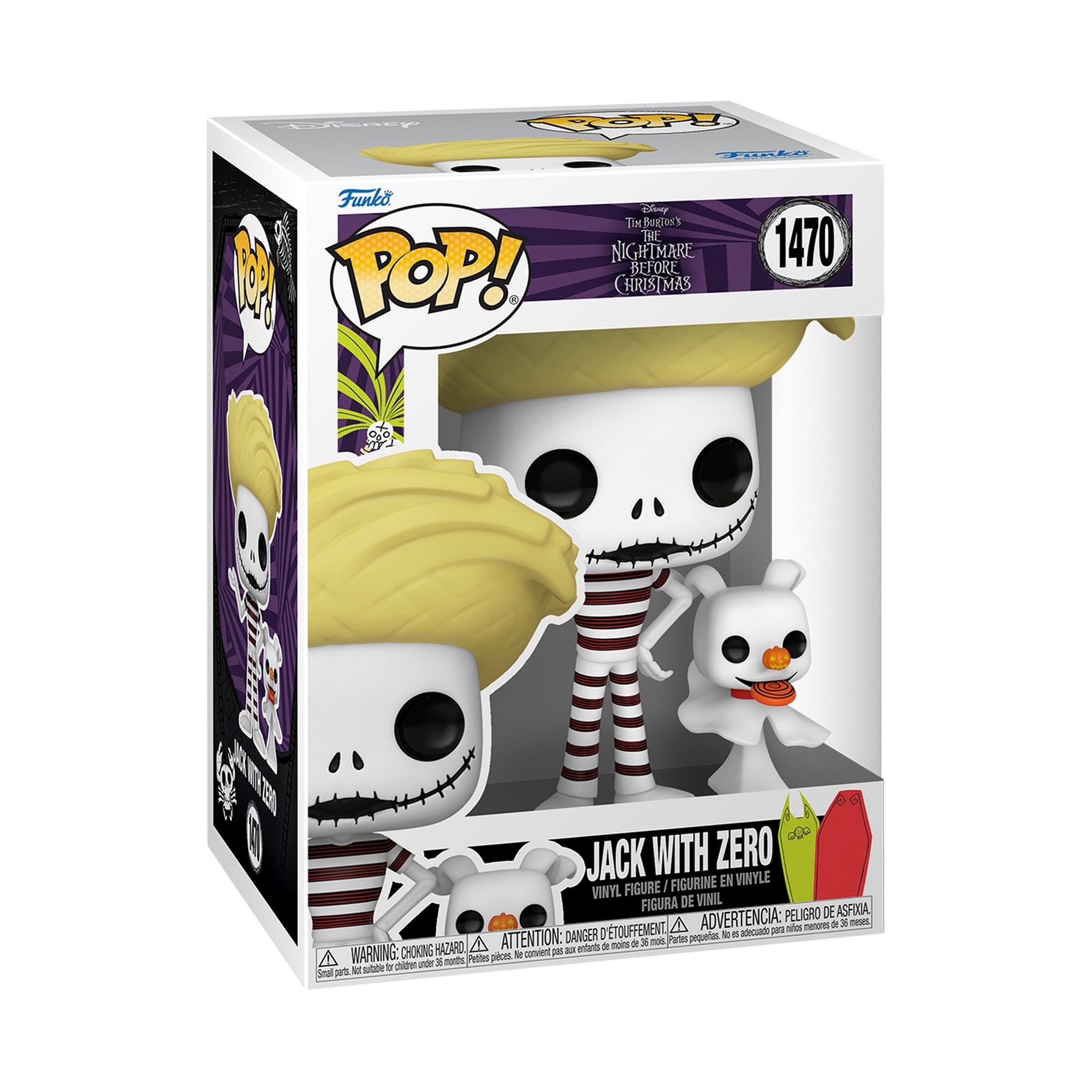 Figura Funko Pop Jack Zero Beach The Nightmare Before Christmas Disney 2