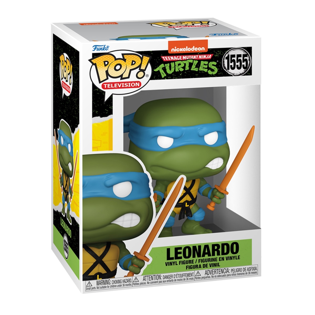 Figura Funko Pop 9 cm Leonardo Tortugas Ninja 2
