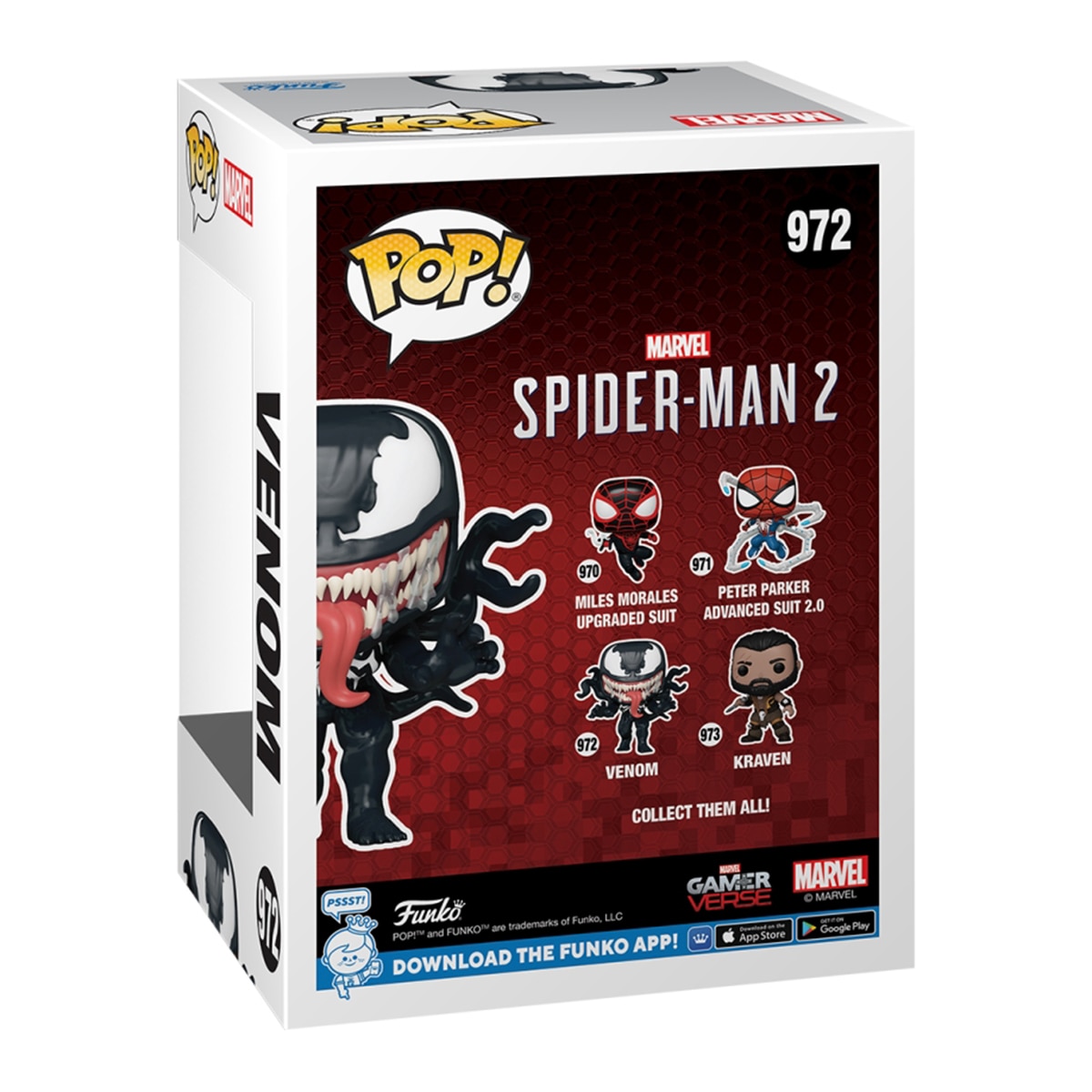 funko pop Marvel VENOM 海外限定 Figura Funko Pop 9 cm Venom Videojuego Spiderman 2 Universo Marvel