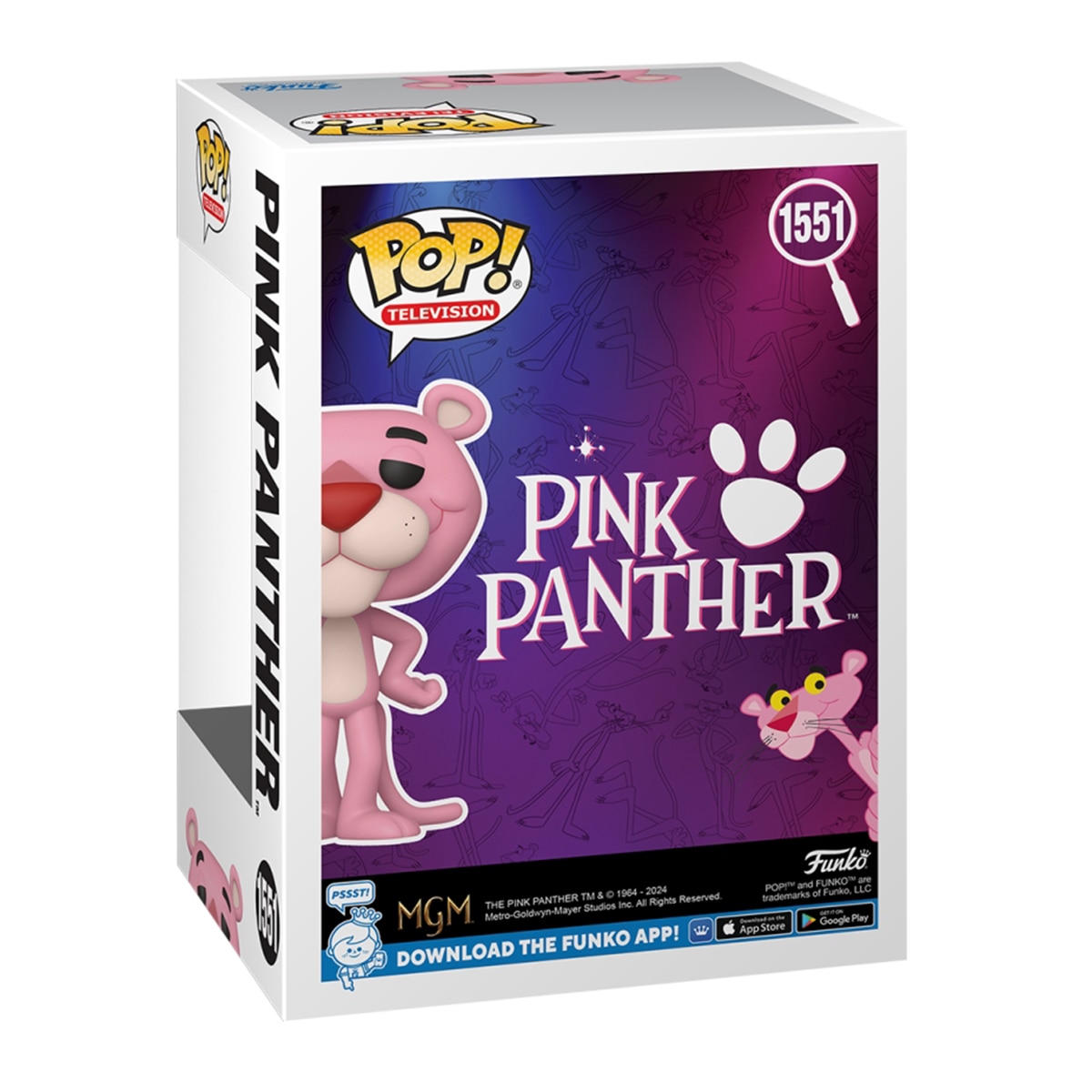 Figura Funko Pop 9 cm Pantera Rosa 3