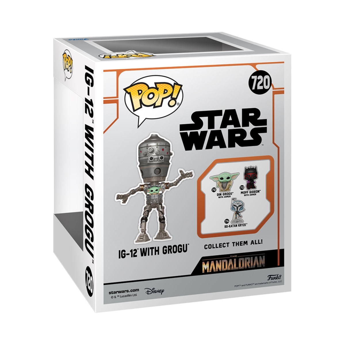Figura Funko Pop 15 cm Droide IG-12 y Grogu Star Wars El Mandaloriano 3