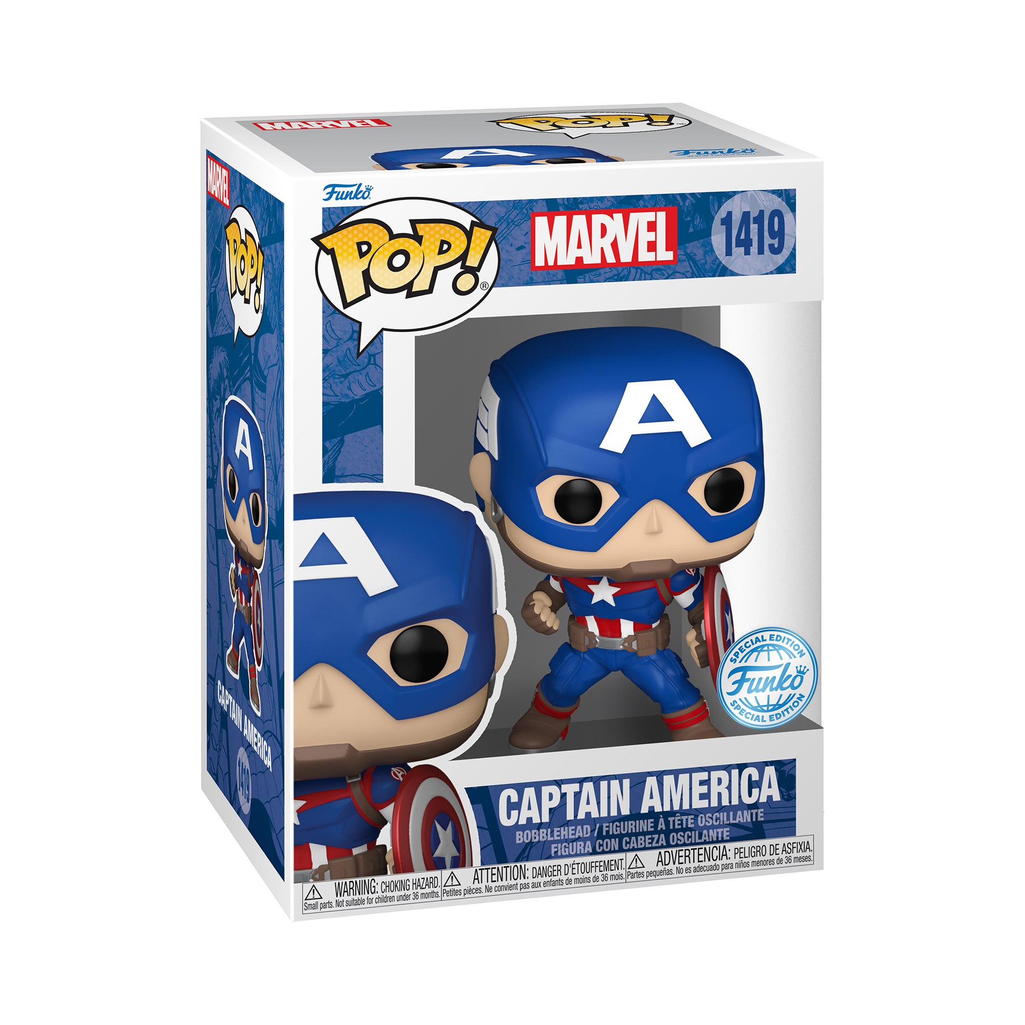 Figura Funko Pop Captain America Marvel 2