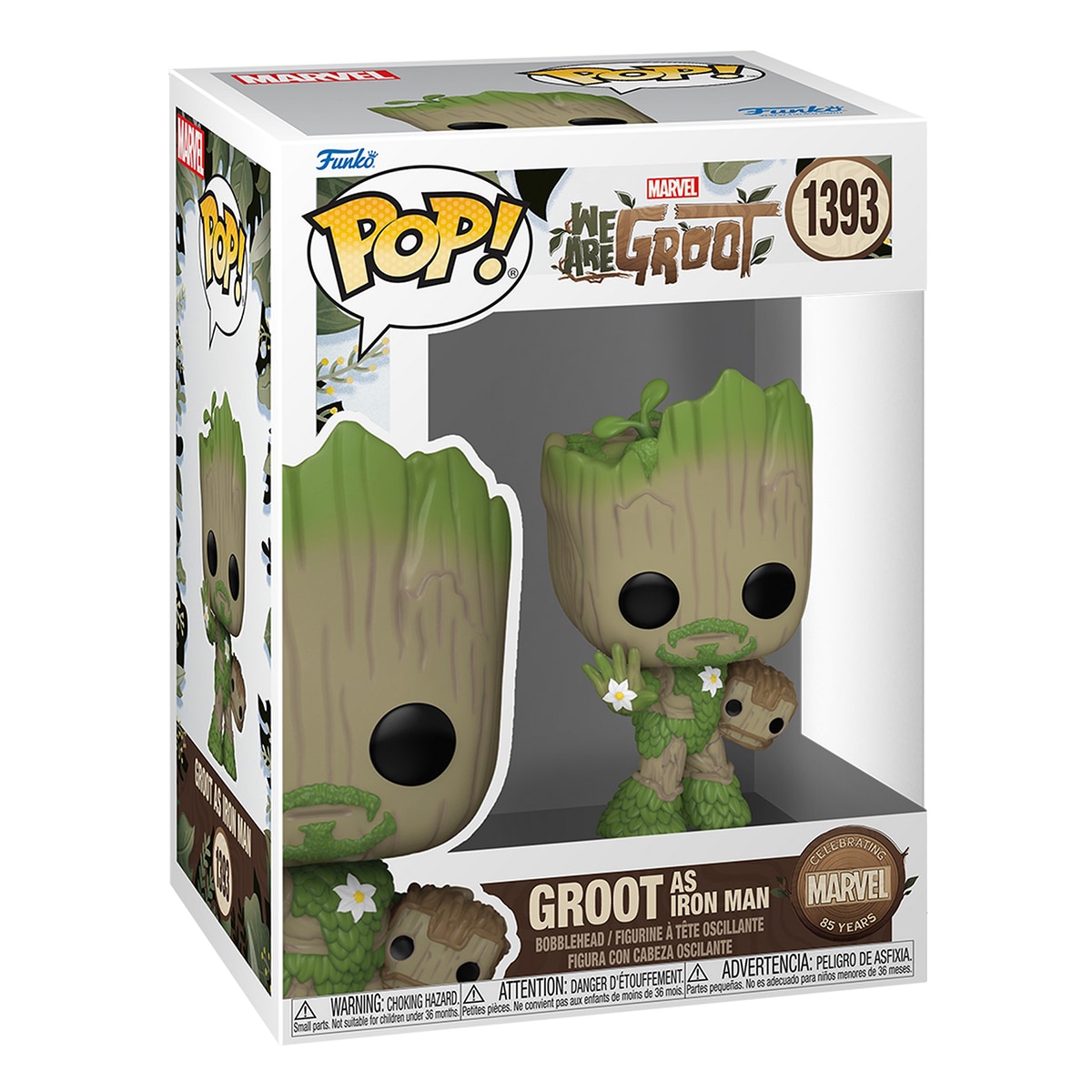 Figura Funko Pop Groot Iron Man Marvel We Are Groot 2