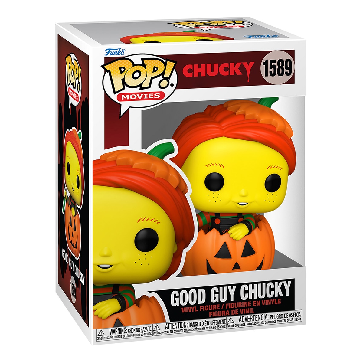 Figura Funko Pop Chucky Good de Abóbora -  9 Cm 2