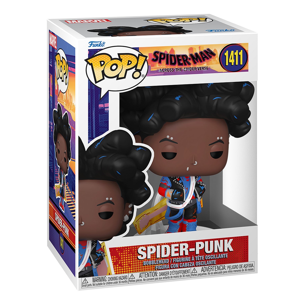 Figura Funko Pop Spider-Punk (Un) Marvel Spider-Man Across The Spider-Verse 2