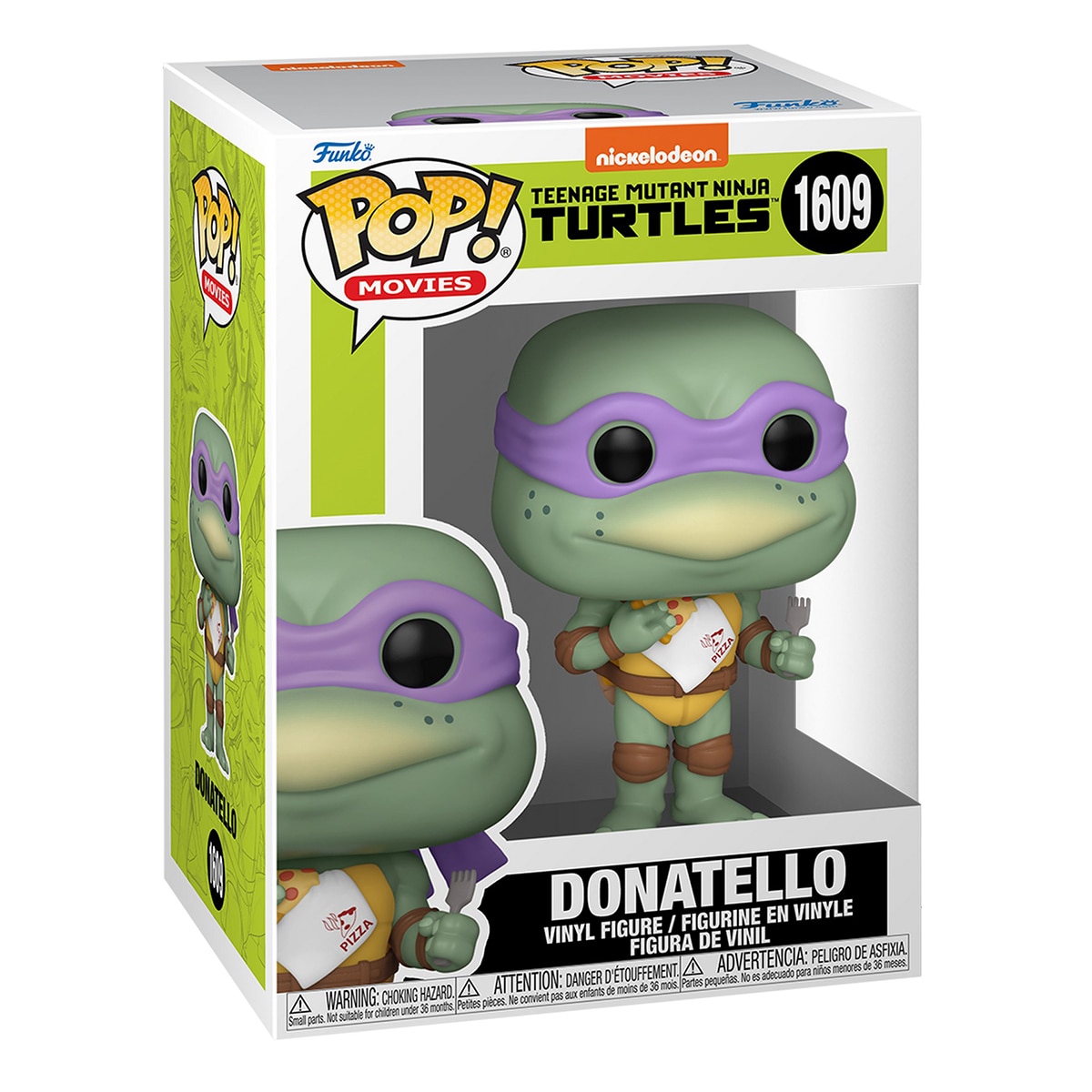 Figura Funko Pop Donatello  com Guardanapo das Tartarugas Ninja Tmnt (1990) 2