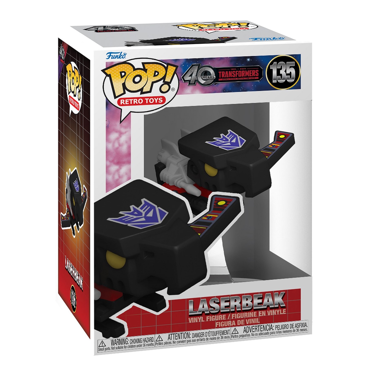 Figura Funko Pop Laserbeak com Chase Transformers 3