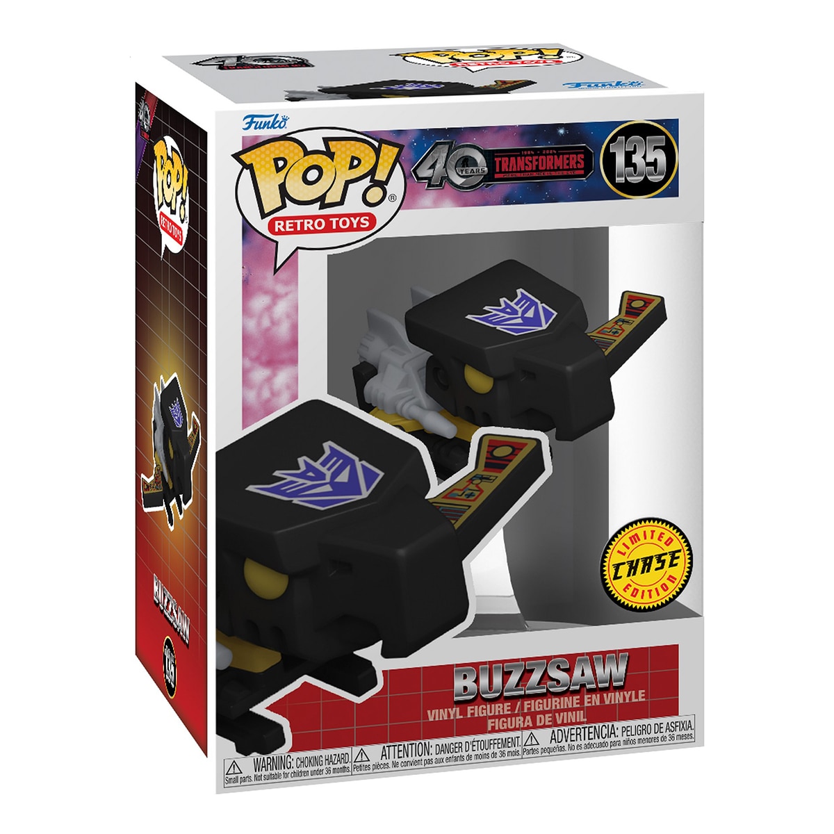 Figura Funko Pop Laserbeak com Chase Transformers 4