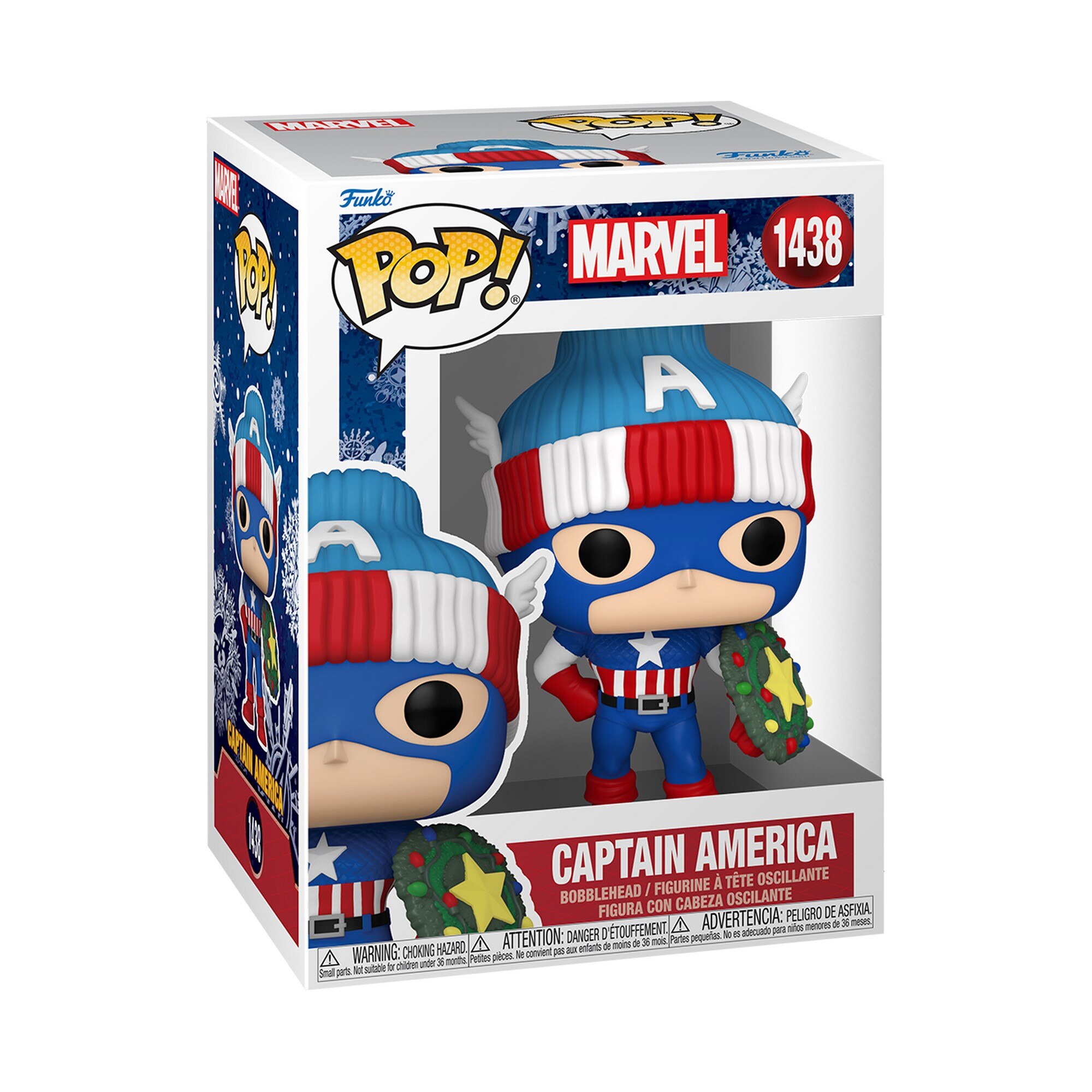 Figura Funko Pop Captian America Holyday Marvel 2