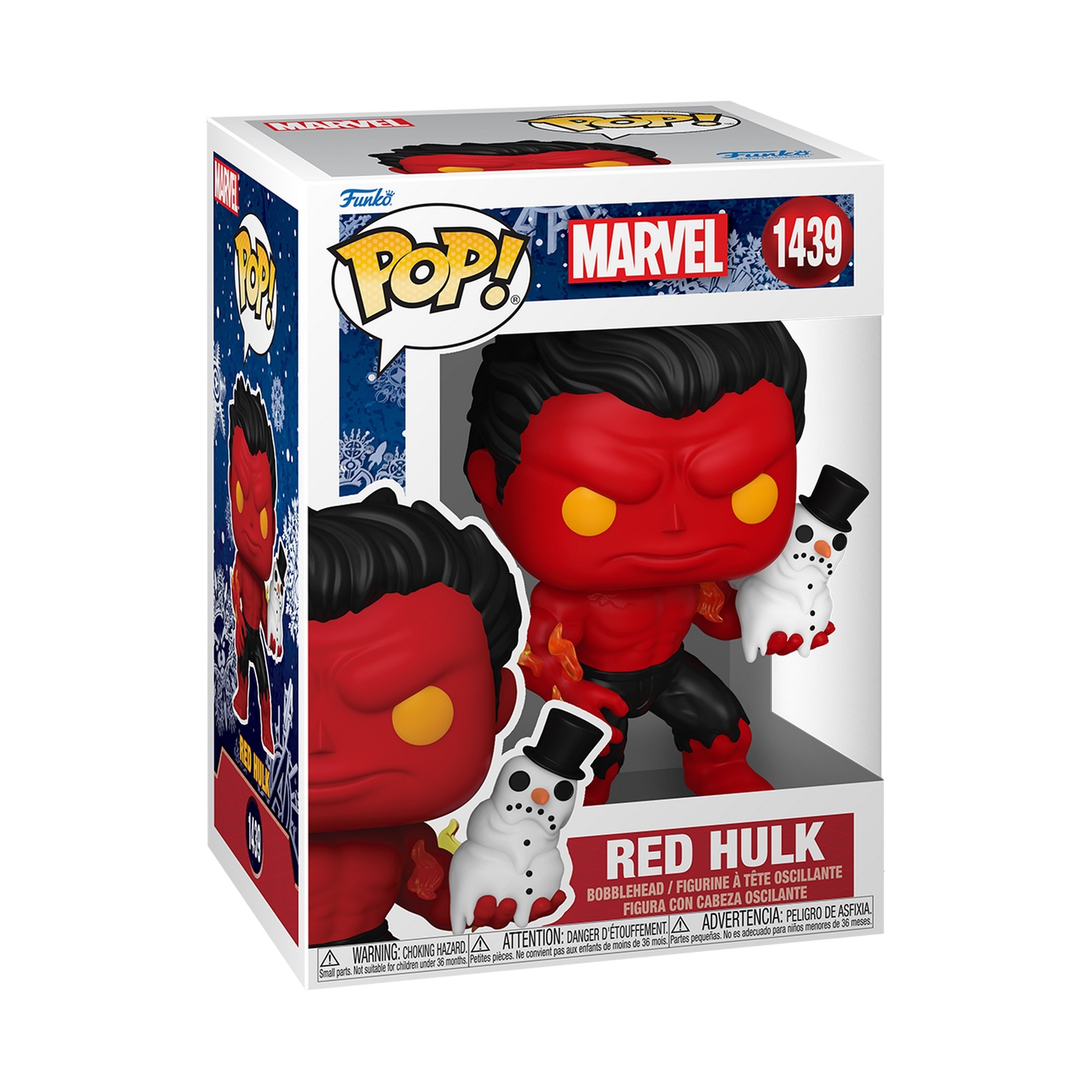 Figura Funko Pop Red Hulk Holyday Marvel 2