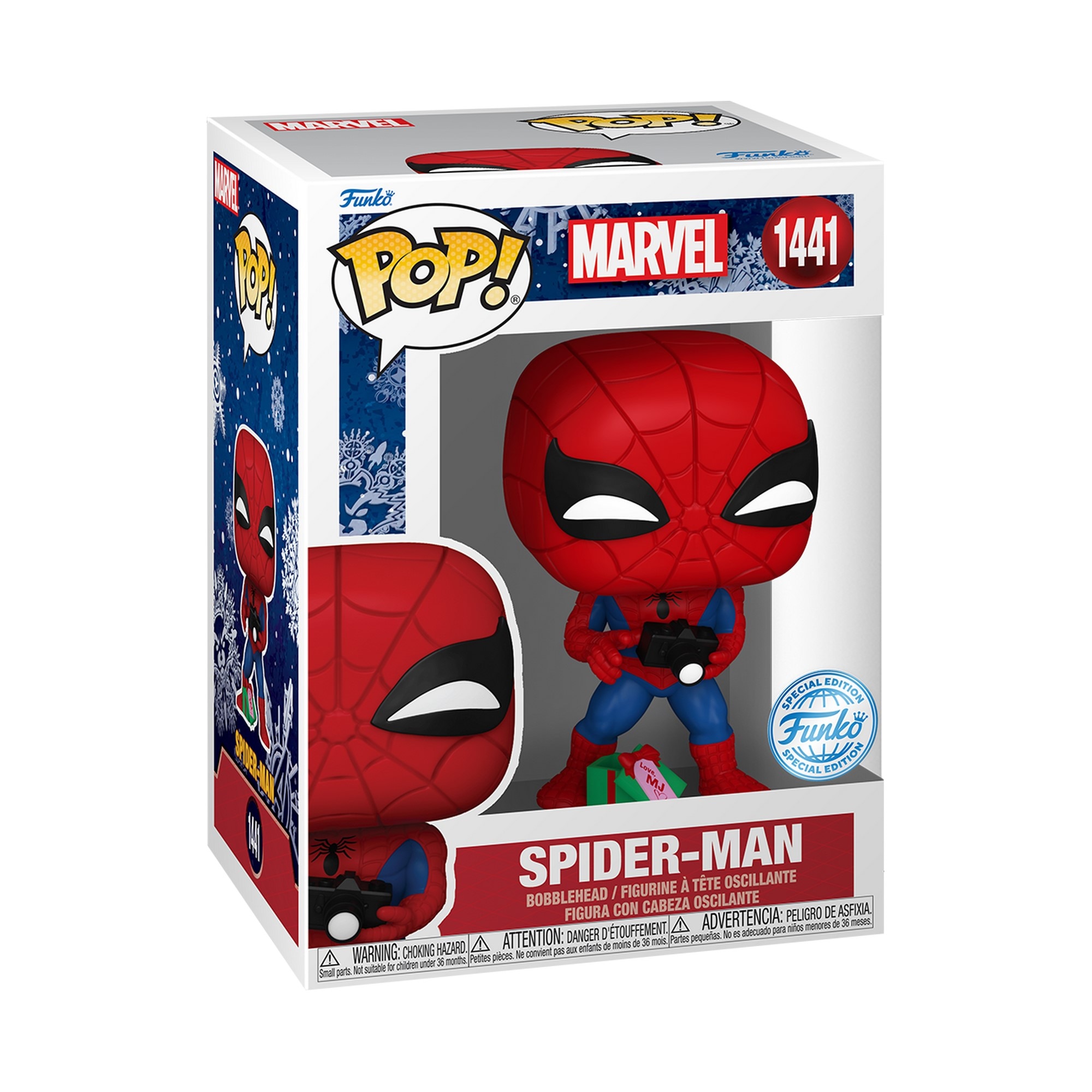 Figura Funko Pop Spiderman Open Gift Holyd Marvel 2