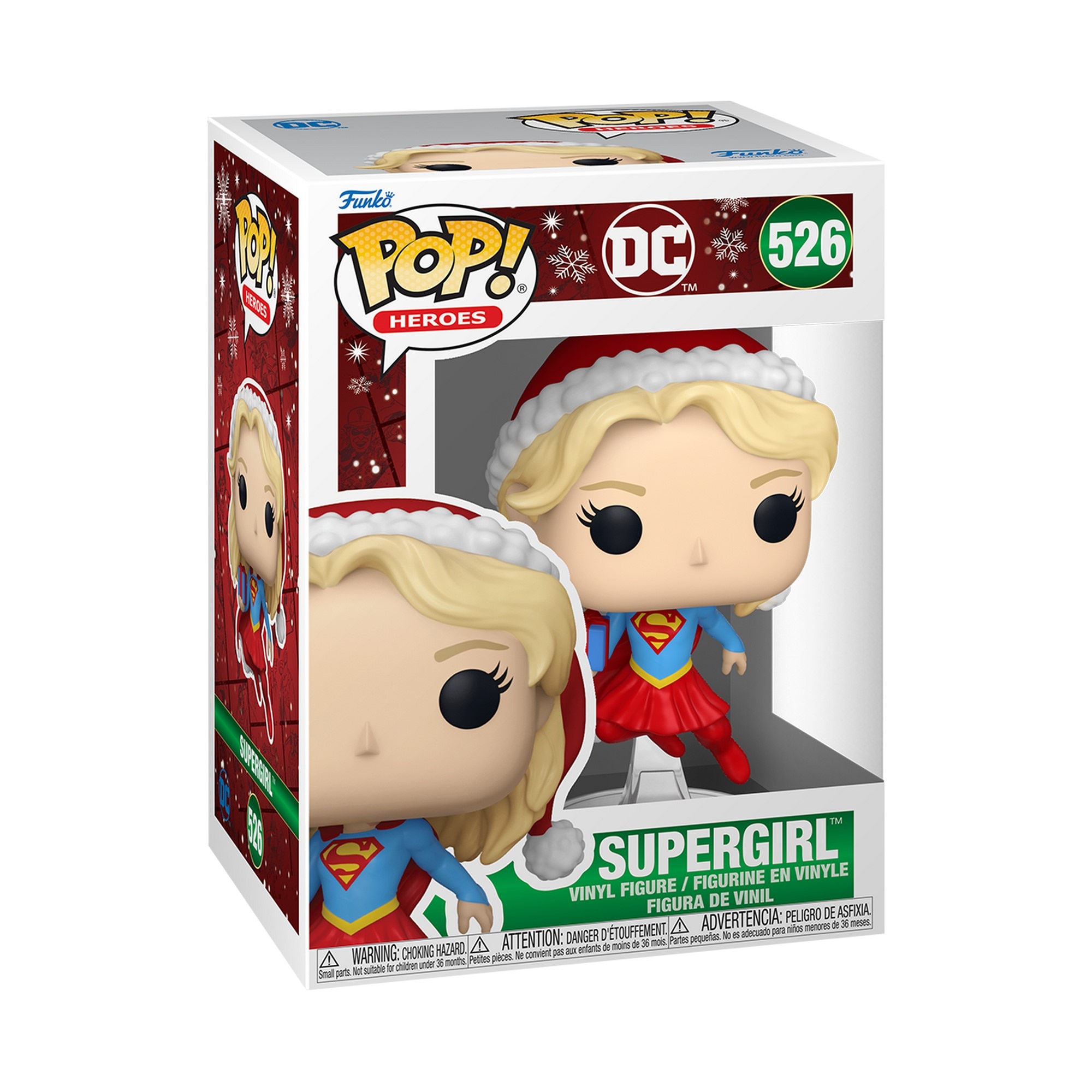 Figura Funko Pop Supergirl de Natal DC Comics Super Girl 2