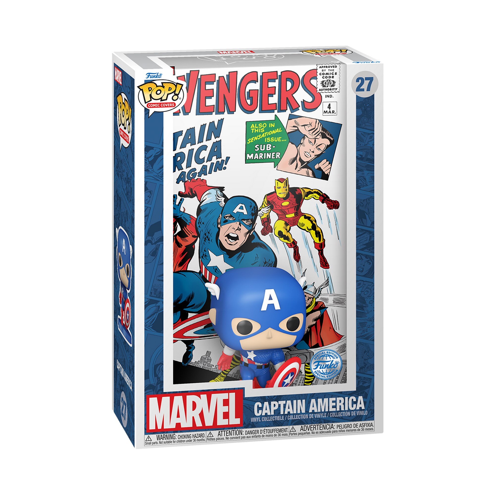 Figura Funko Pop Comic Cover Avengers 1963 Marvel Avengers 2