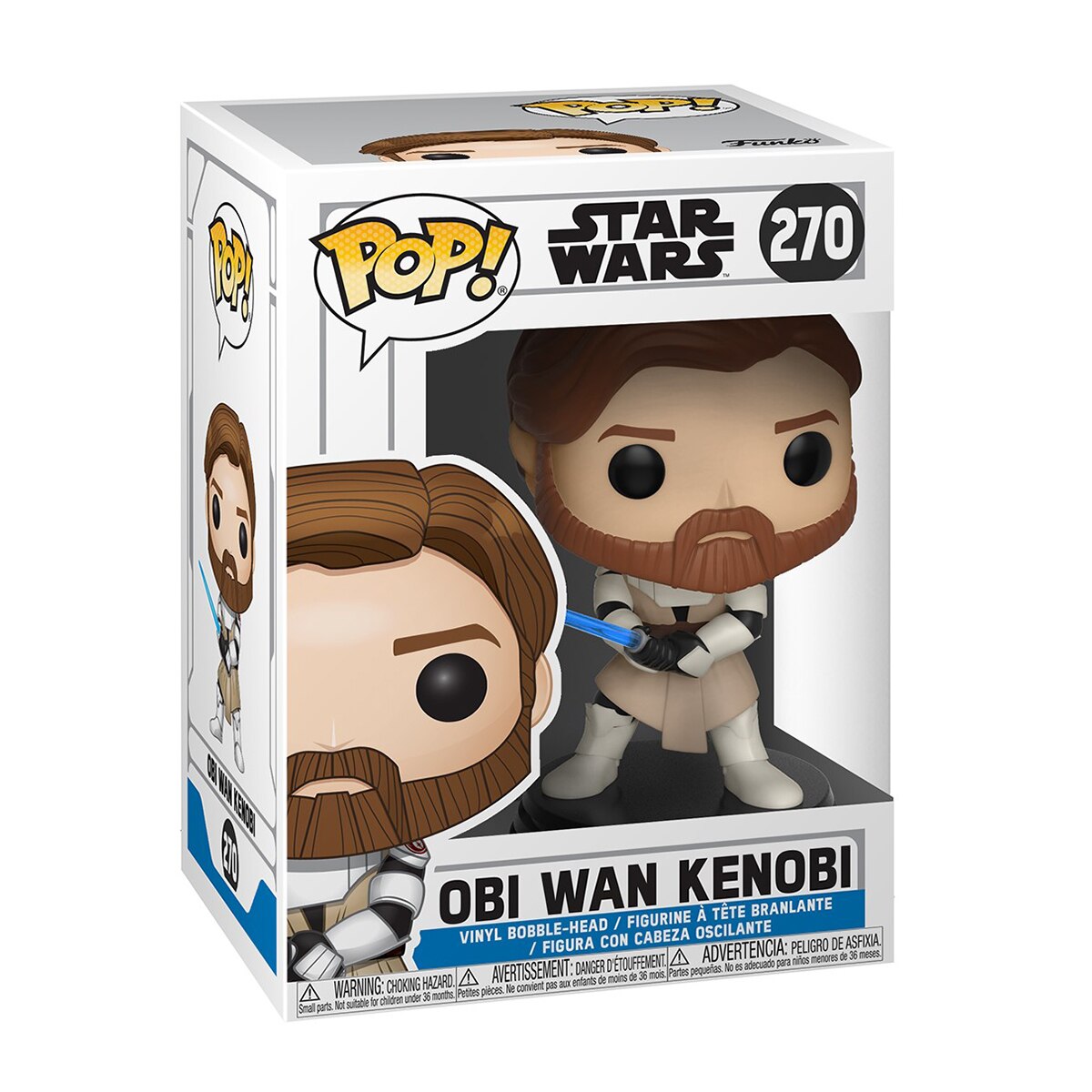 Figura Funko Pop Obi Wan Kenobi Star Wars Clone Wars 2