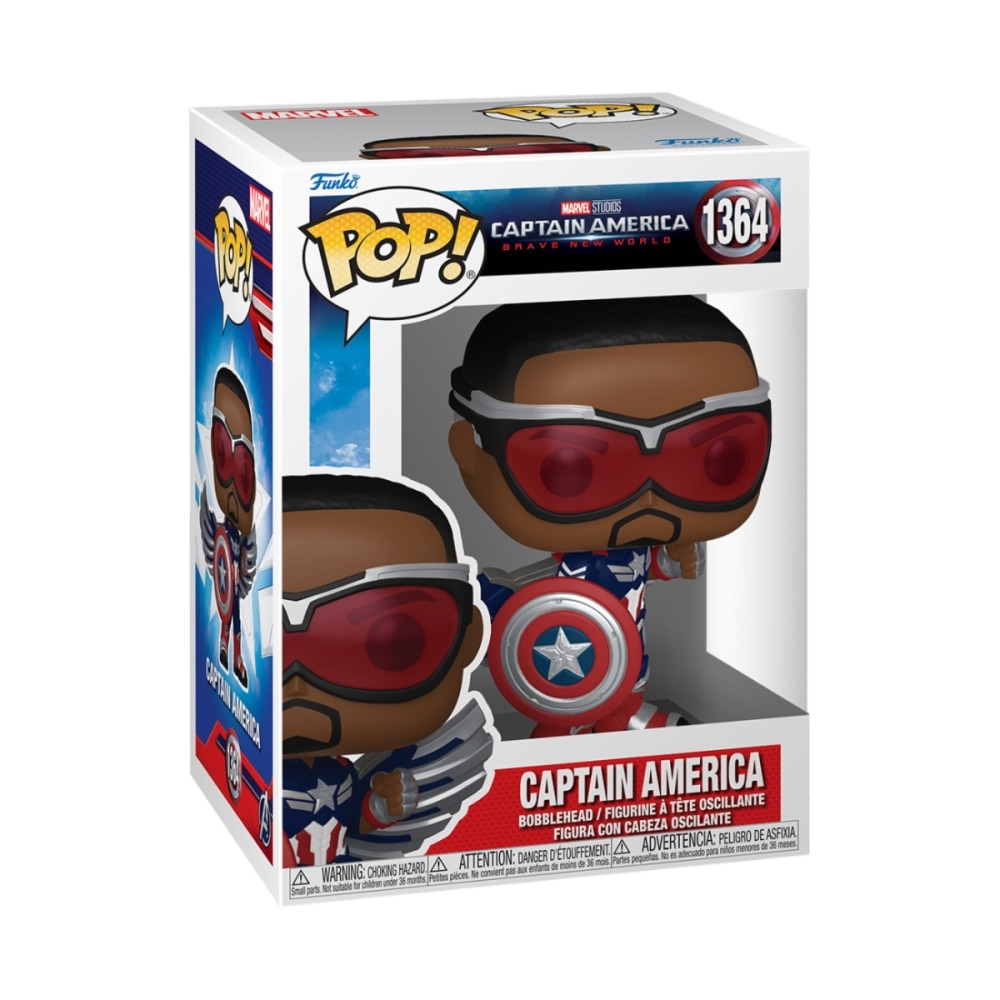 Figura Funko Pop Capitão América BNW Marvel Capitão América Admirável Mundo Novo 2