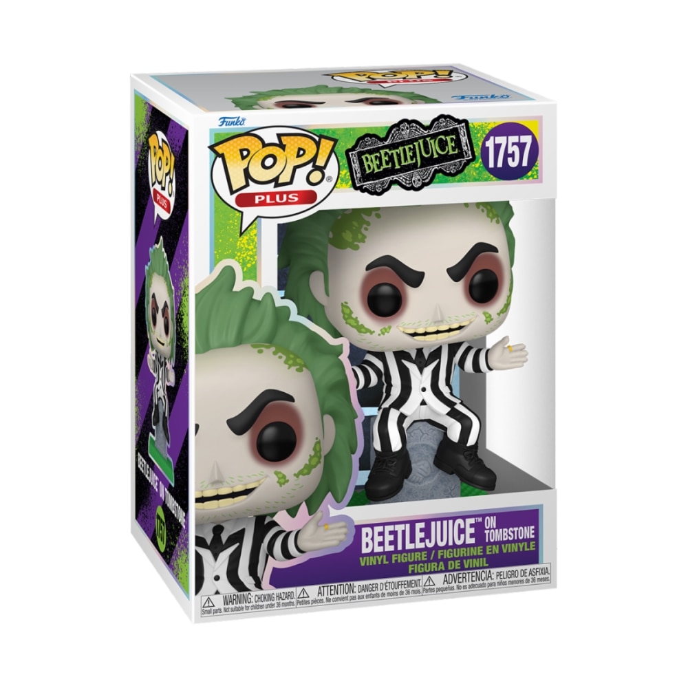 Figura Funko Pop Bitelchús sobre tumba Beetlejuice 2