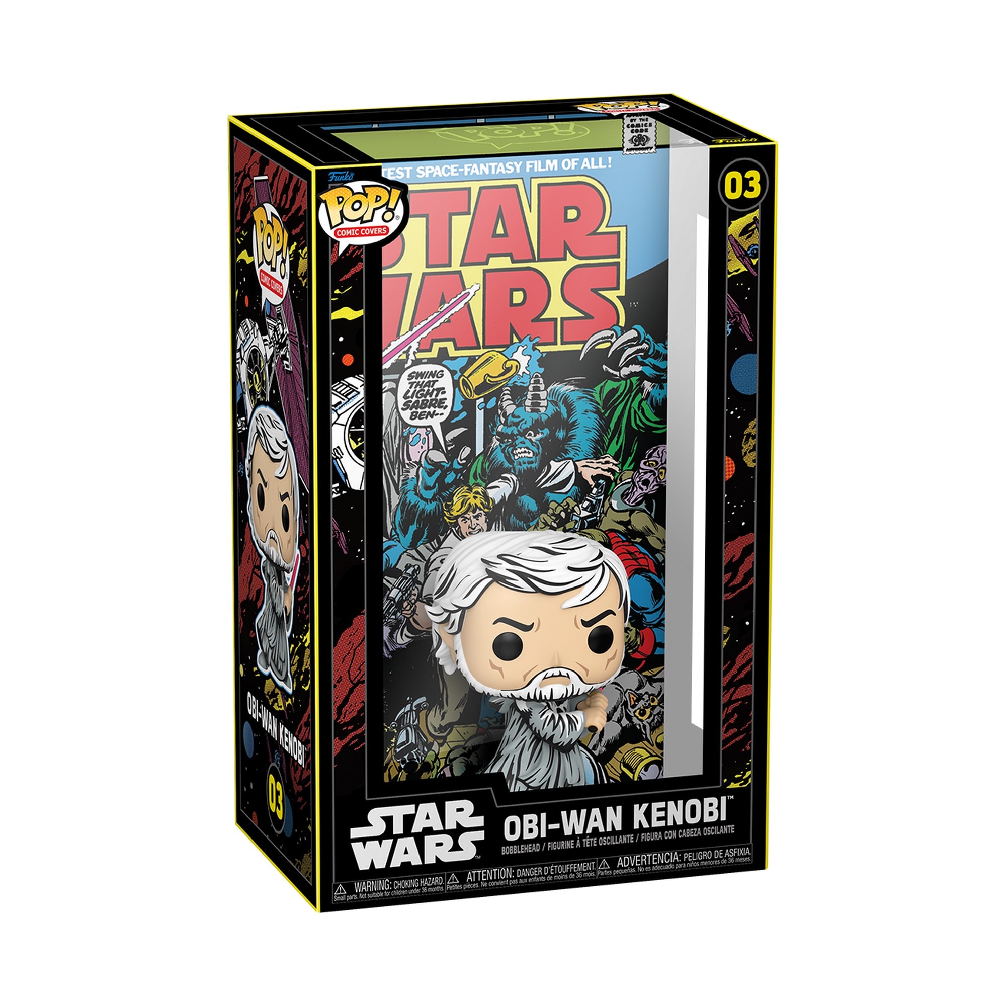 Funko - Figura Funko Pop Comic Cover Obi-Wan Star Wars